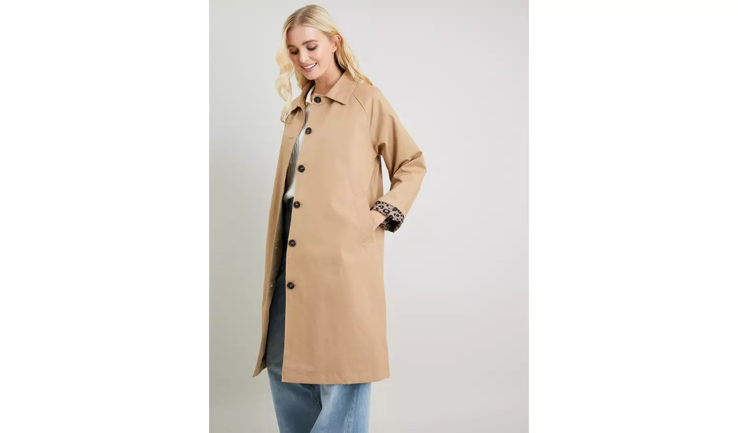 Camel Shower Resistant Car Coat - 12