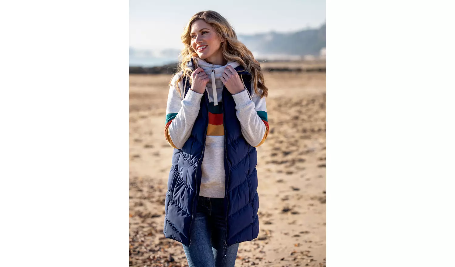 BRAKEBURN Hooded Longline Gilet 20