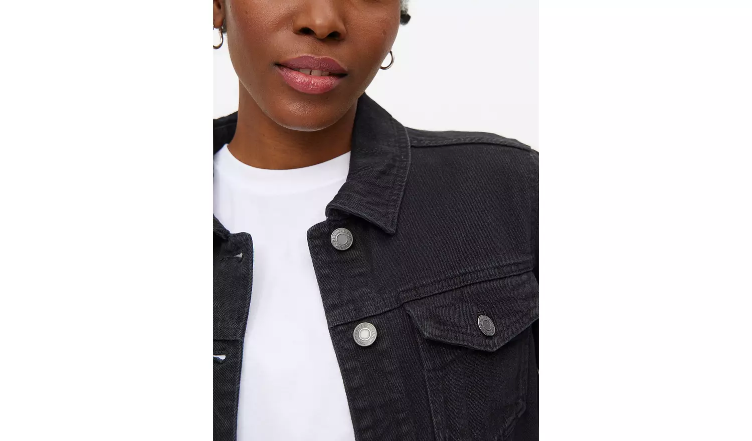 Black Core Denim Jacket 8