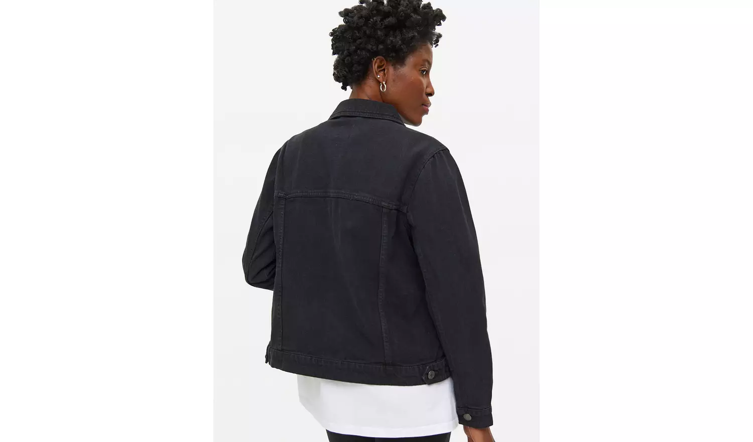 Black Core Denim Jacket 8