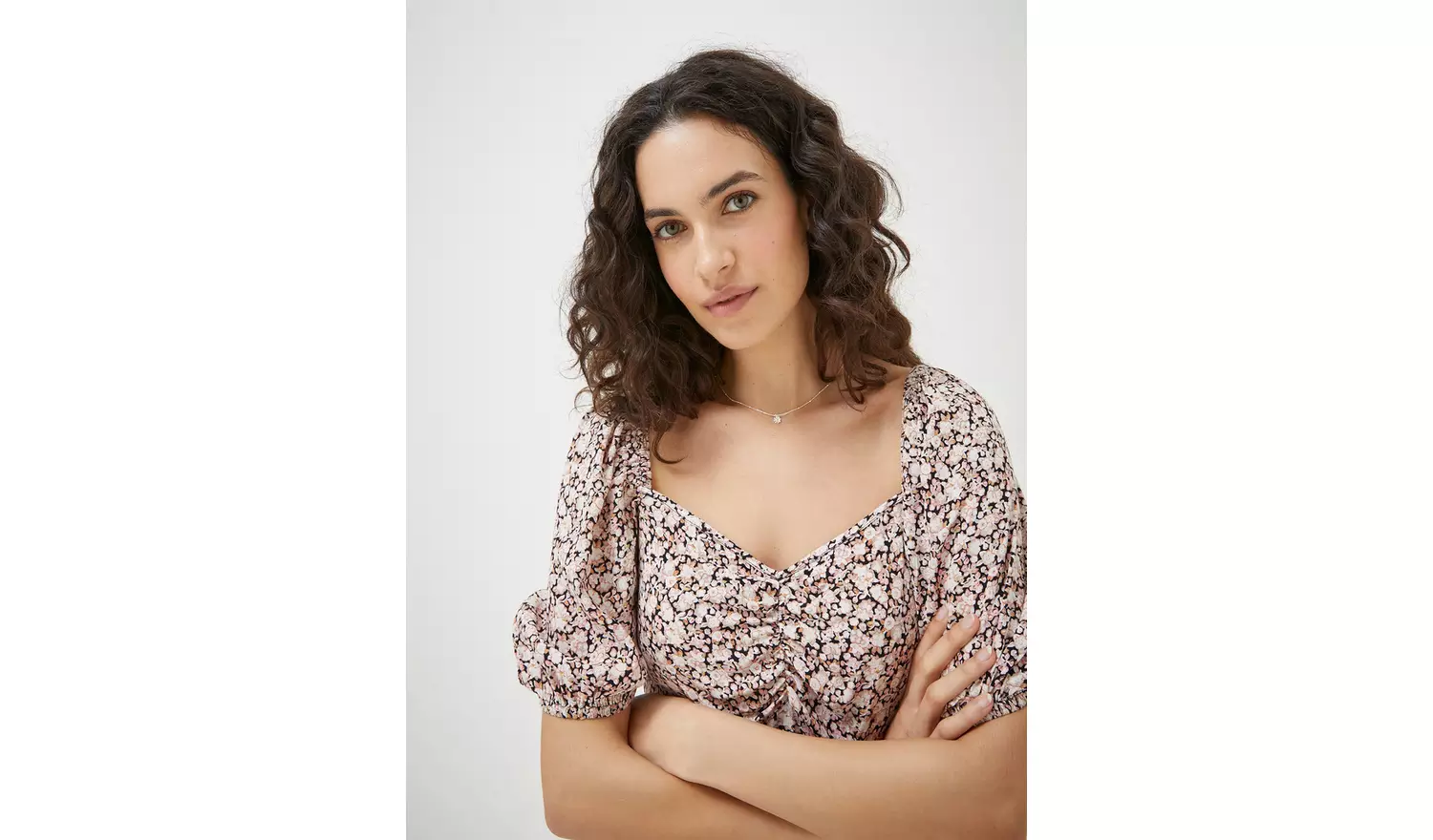 FATFACE Meadow Sprig Floral Tania Midi Dress - 8