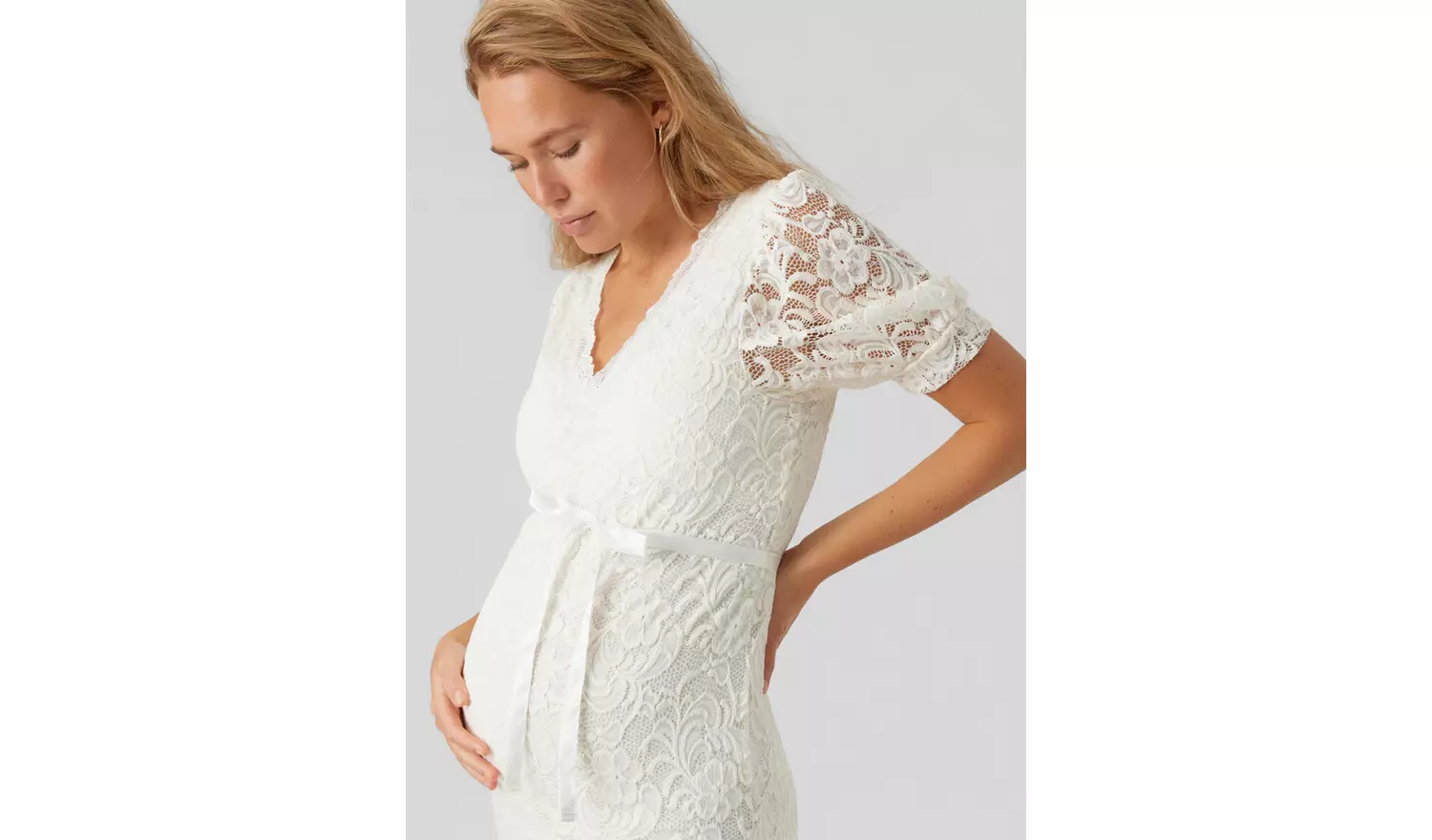 MAMALICIOUS Mivana Puff Sleeve Mini Maternity Dress XL/UK14