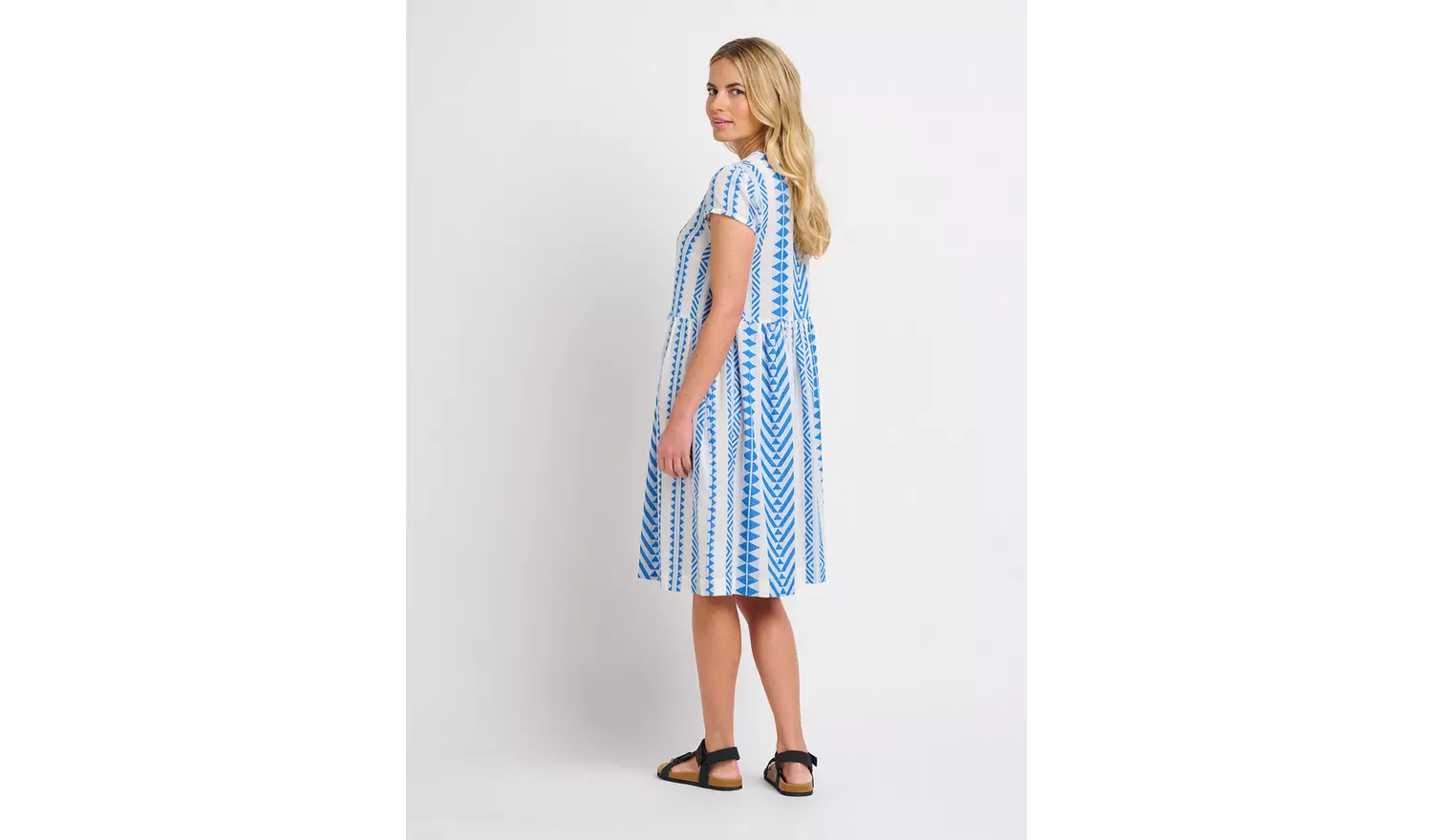 BRAKEBURN Blue Jaya Short Dress - 8