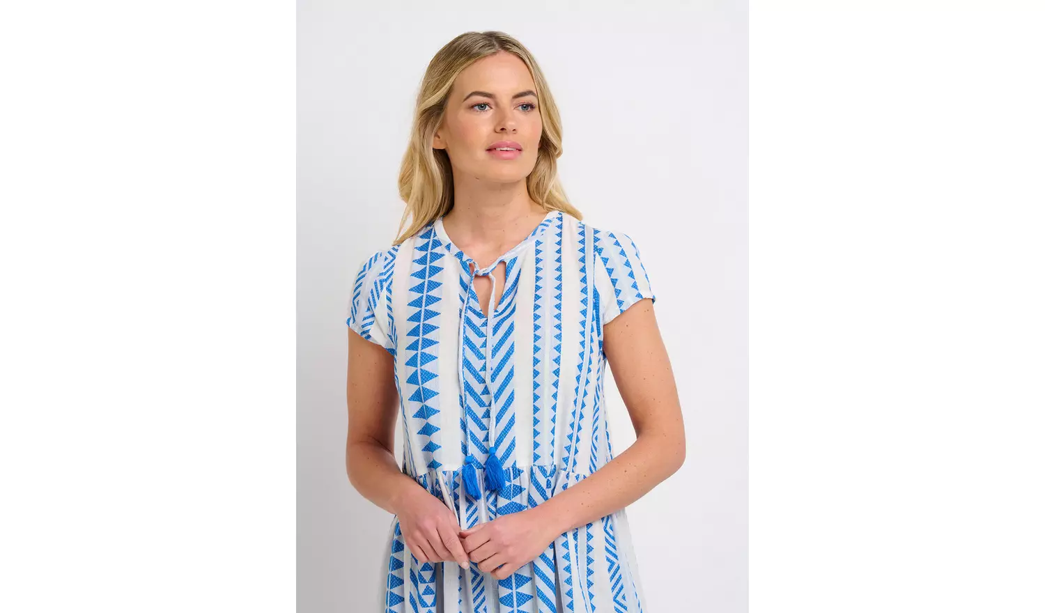 BRAKEBURN Blue Jaya Short Dress - 20