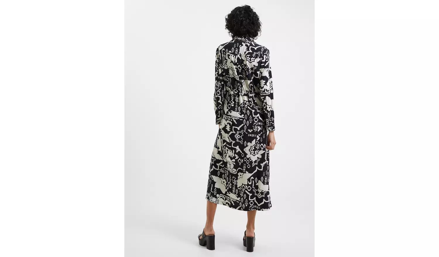 FRENCH CONNECTION Deon Delph Drape Dress 12