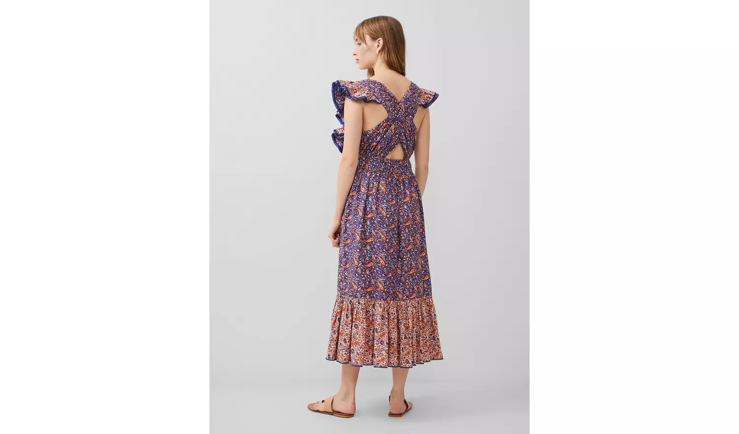 FRENCH CONNECTION Anathia Blaire Cotton Dress 6