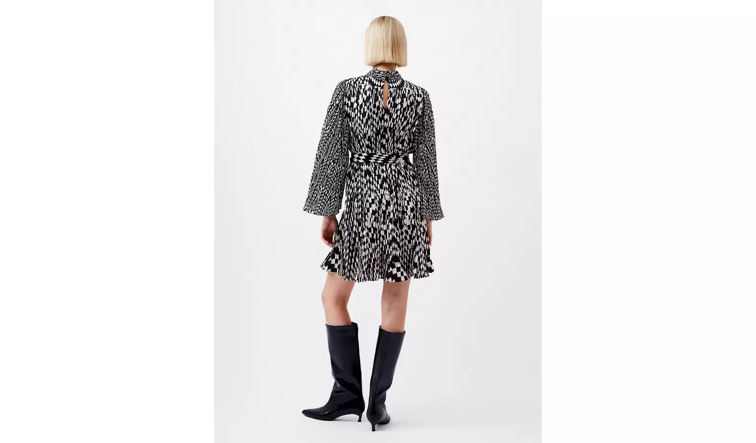 FRENCH CONNECTION Fern Arie Pleated Ella Dress 10