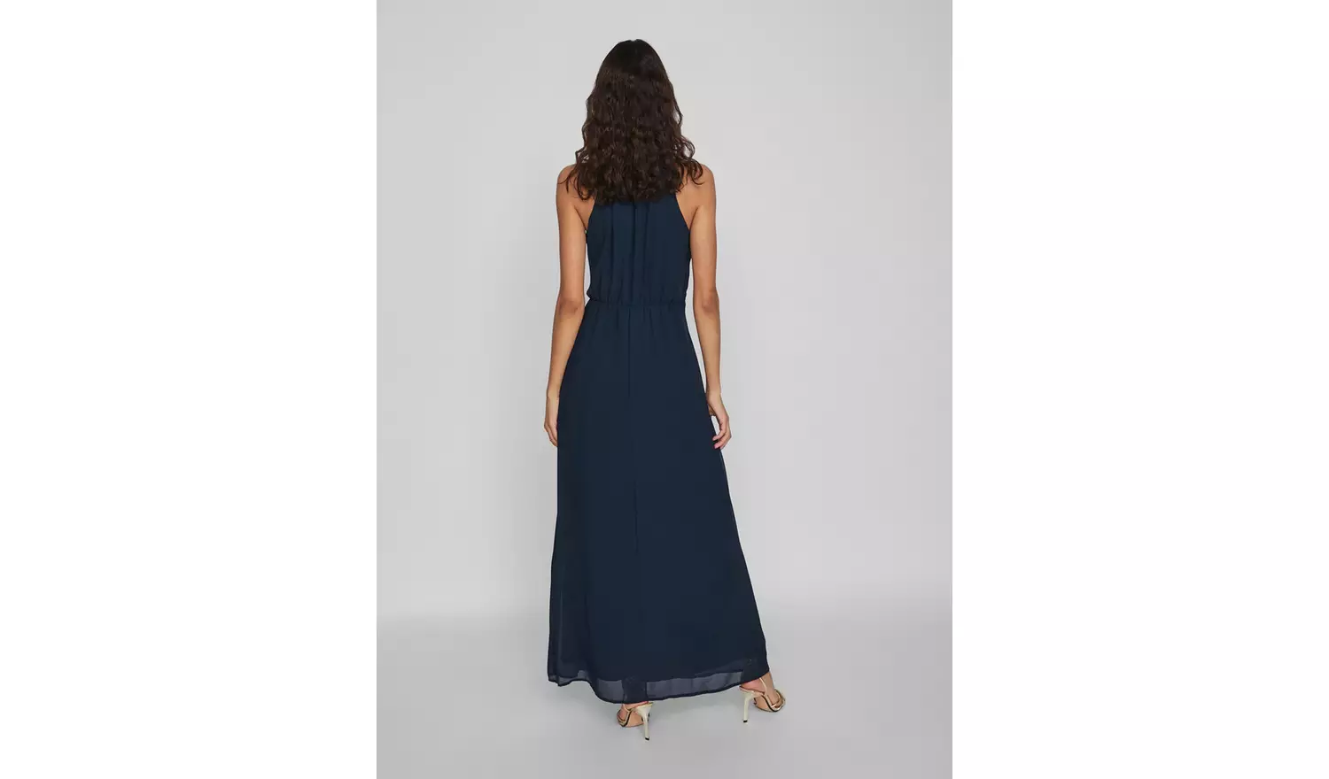 VILA Halter Neck Maxi Dress 6