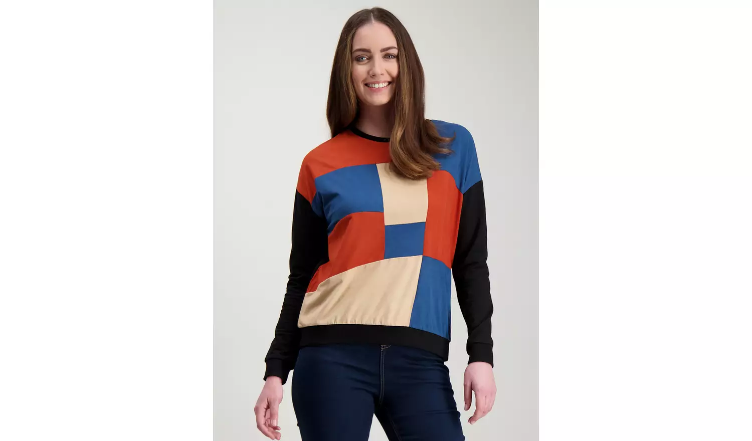 Multicoloured Patchwork Sweatshirt - 26