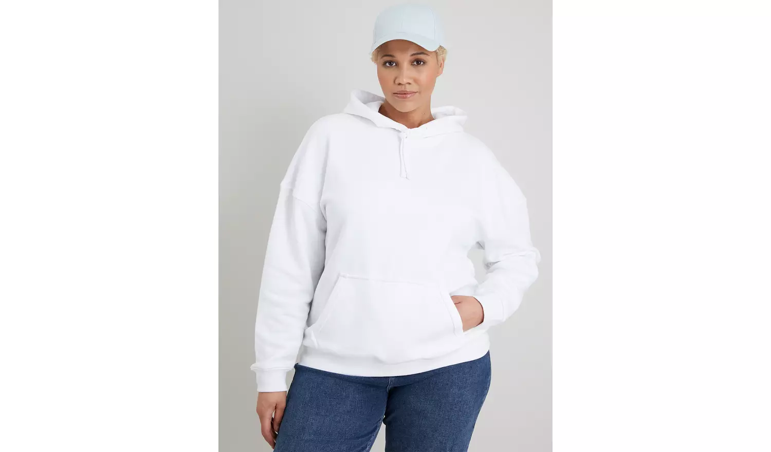 White Overhead Hoodie - XXL