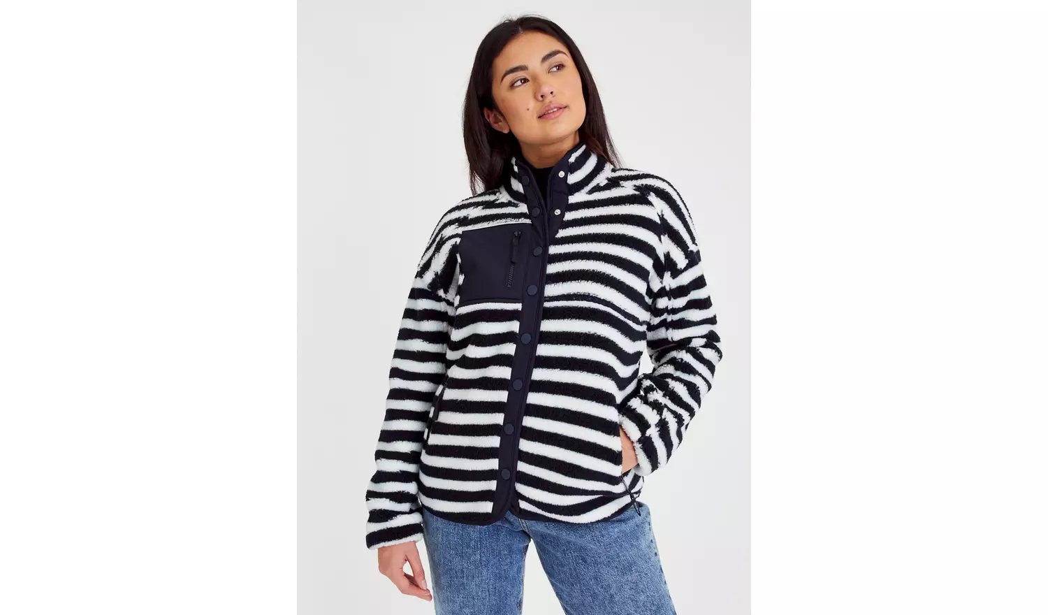Navy Stripe Fleece14