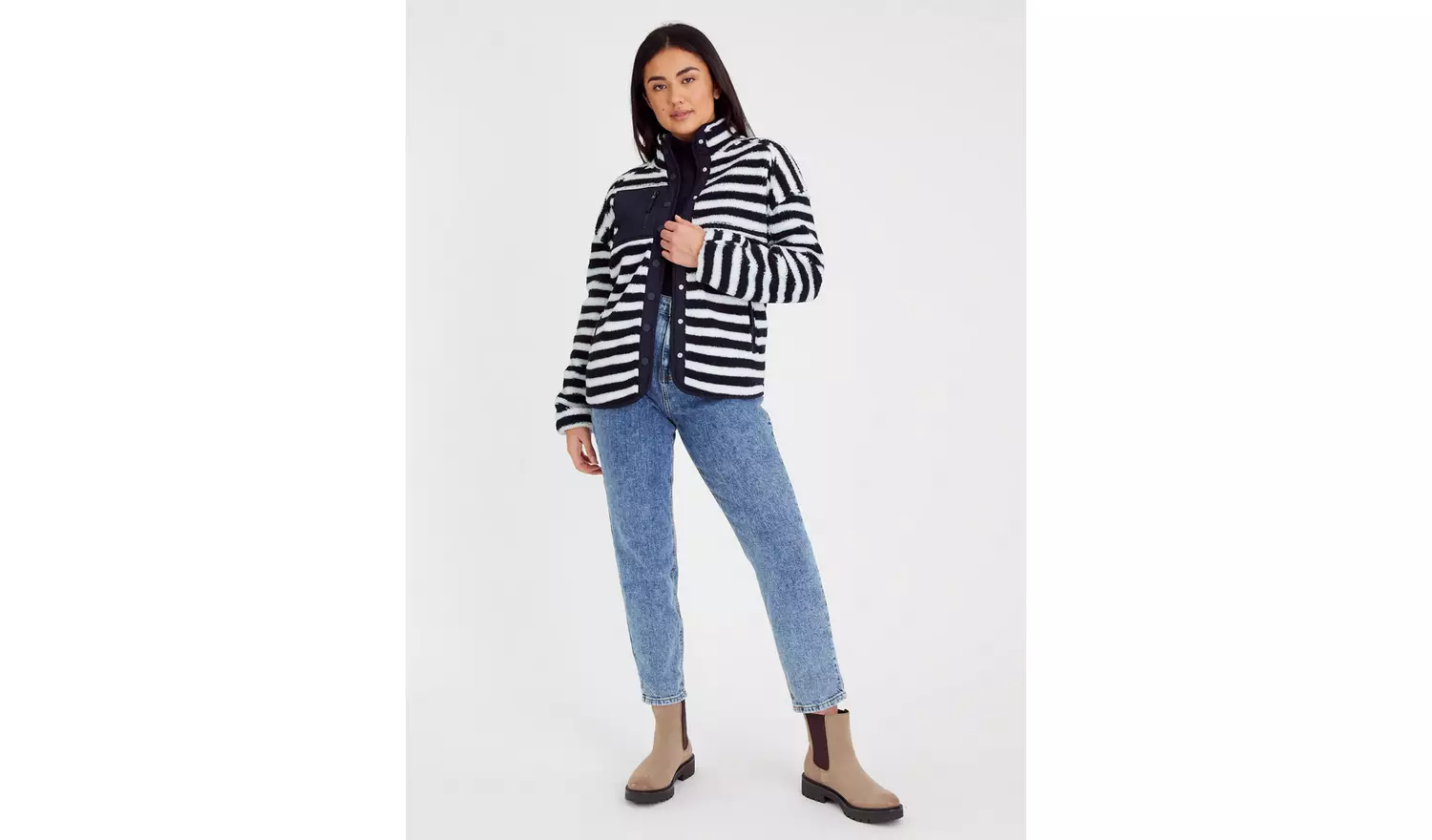 Navy Stripe Fleece12