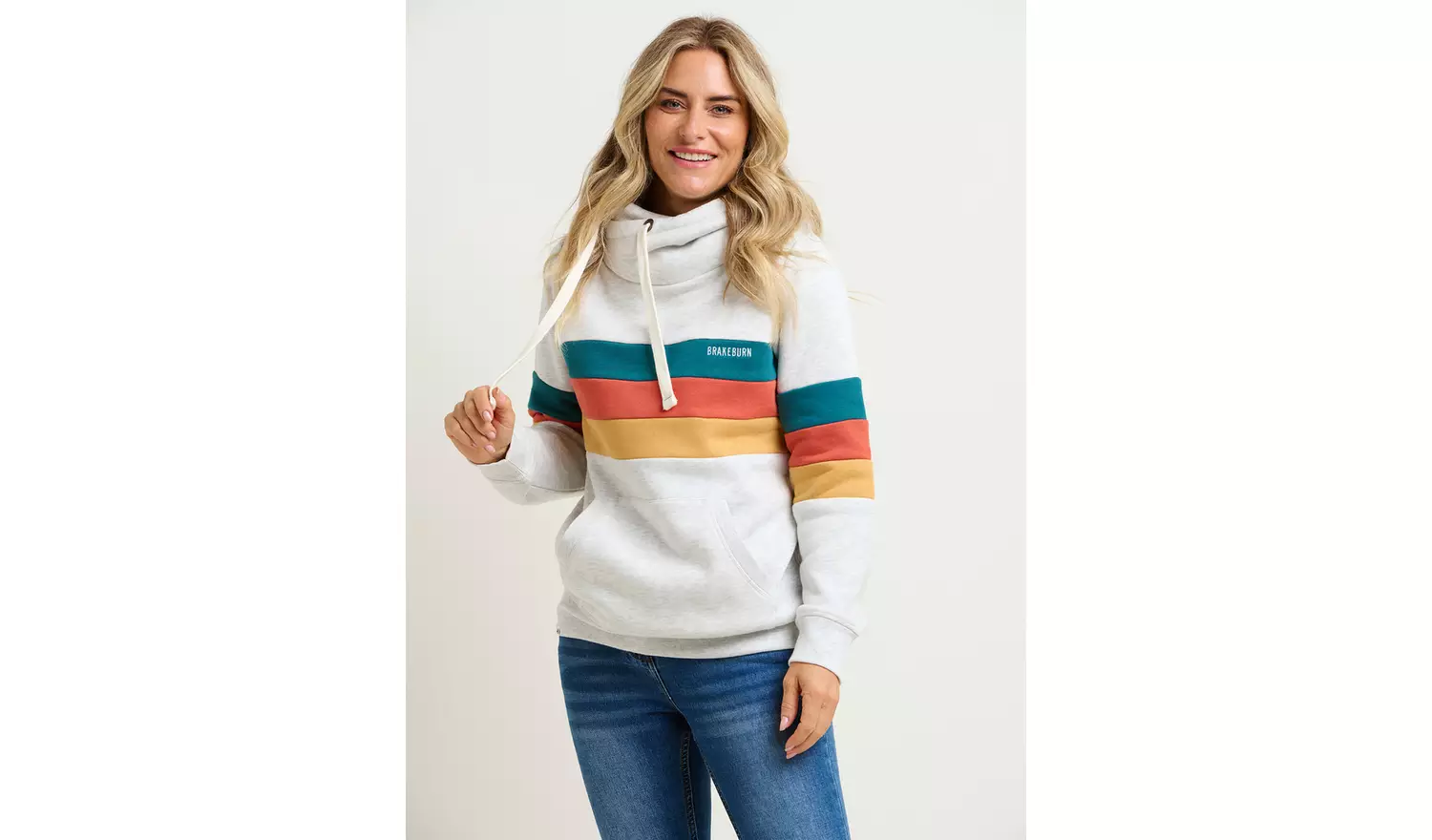 BRAKEBURN Stripe Elise Hoodie 16