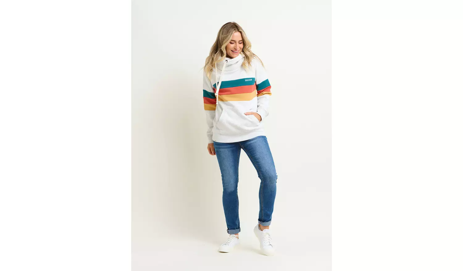 BRAKEBURN Stripe Elise Hoodie 16