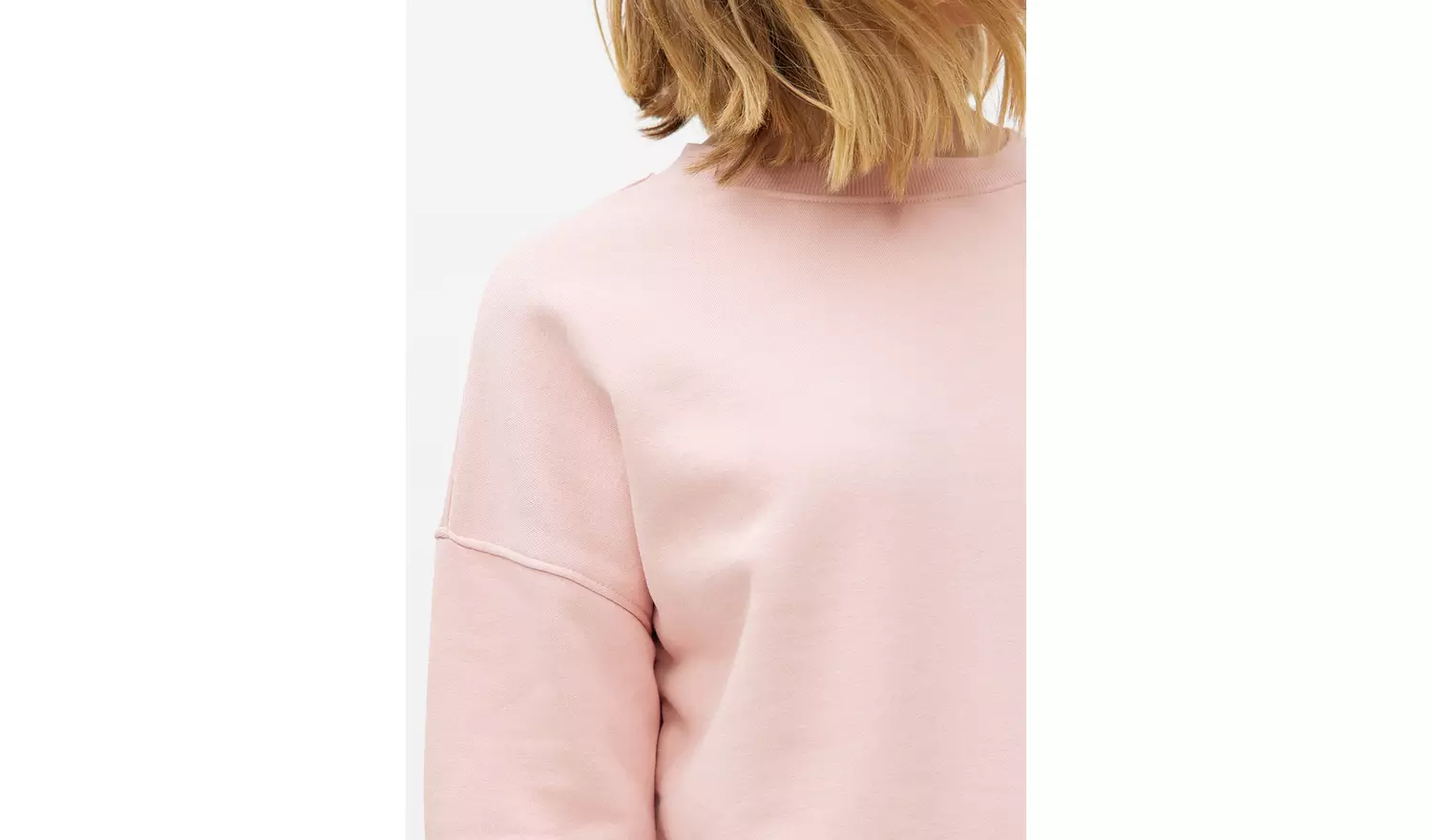 Pale Pink Relaxed Crew Neck Co-ord Sweatshirt XL