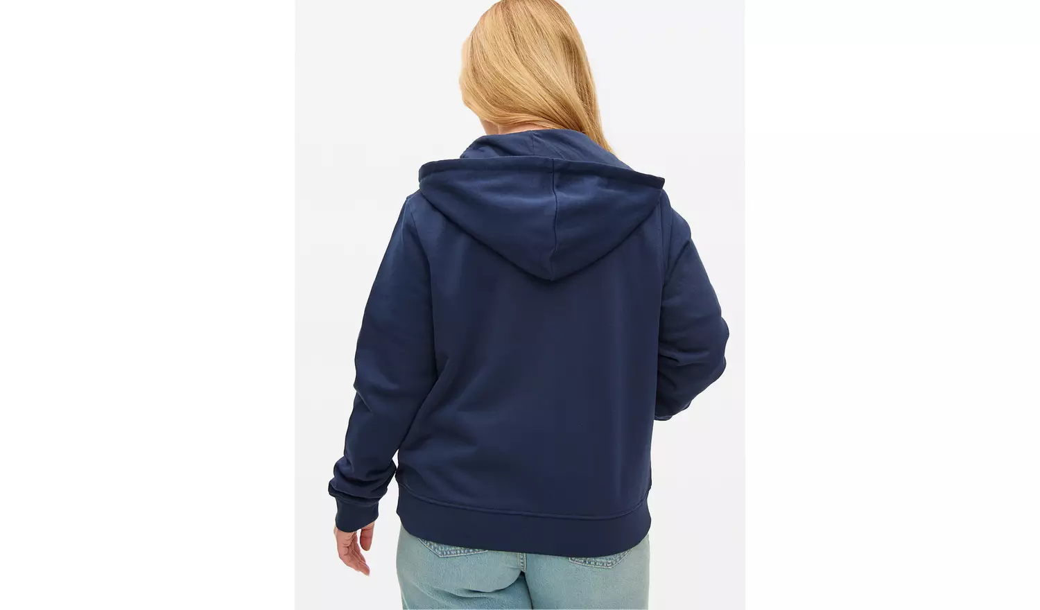 Navy Zip-Through Coord Hoodie XXL