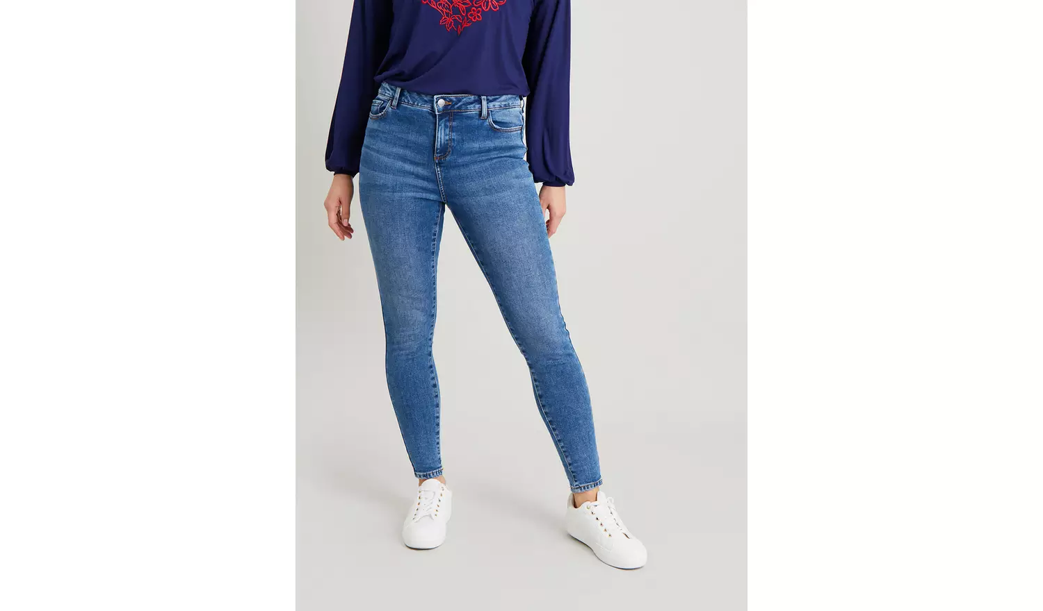 Midwash Denim Super Soft Skinny Jeans - 14S