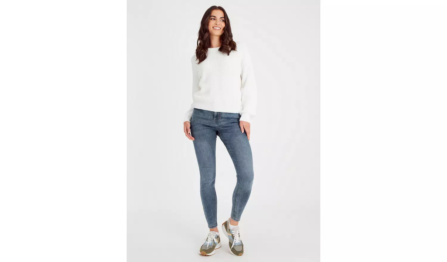 Denim Skinny Jeans With Stretch 10L