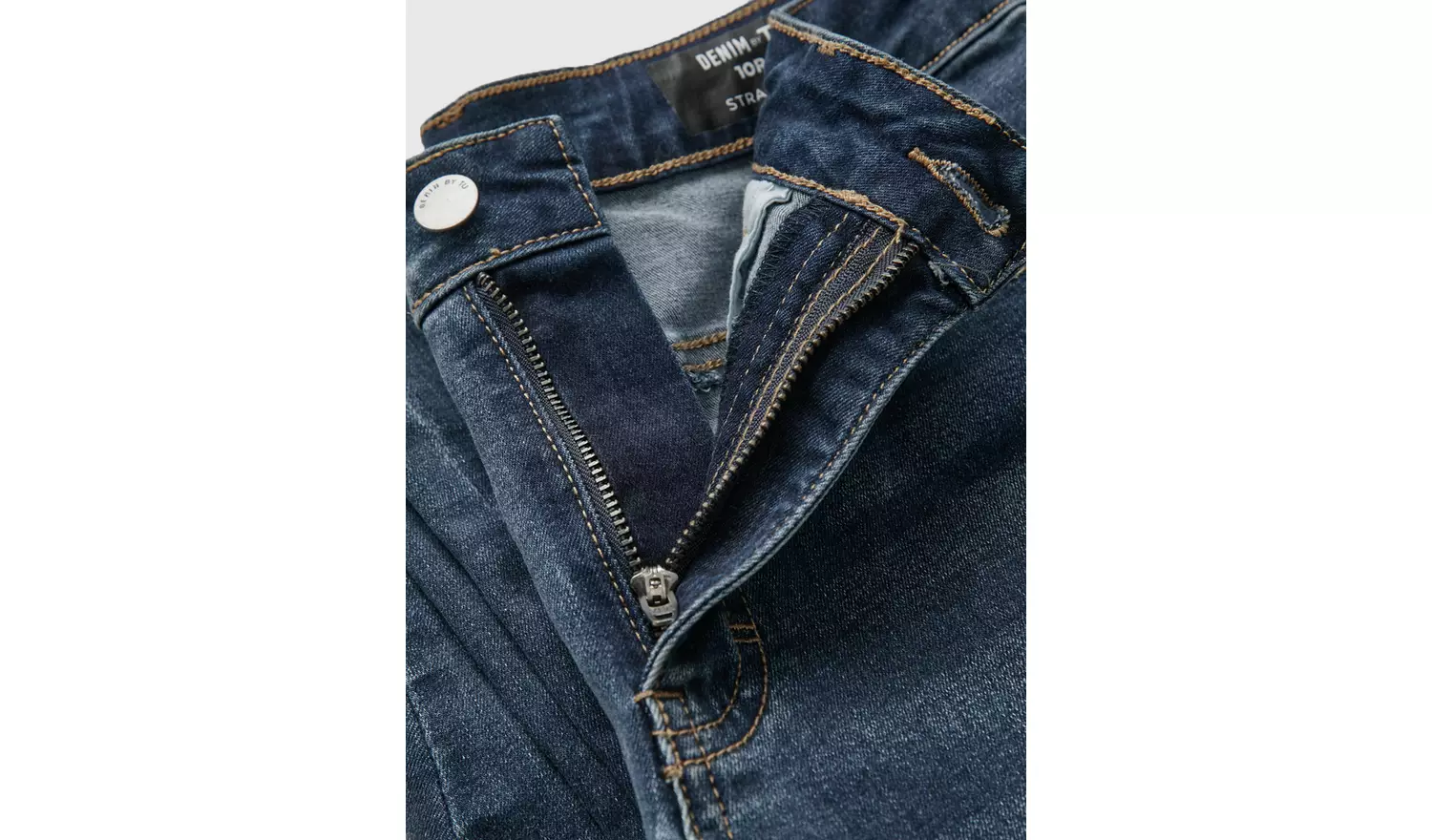 Blue Denim Straight Leg Jeans8L