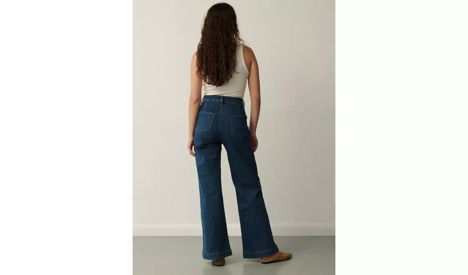 FINERY Gio Wide Leg Jeans 30