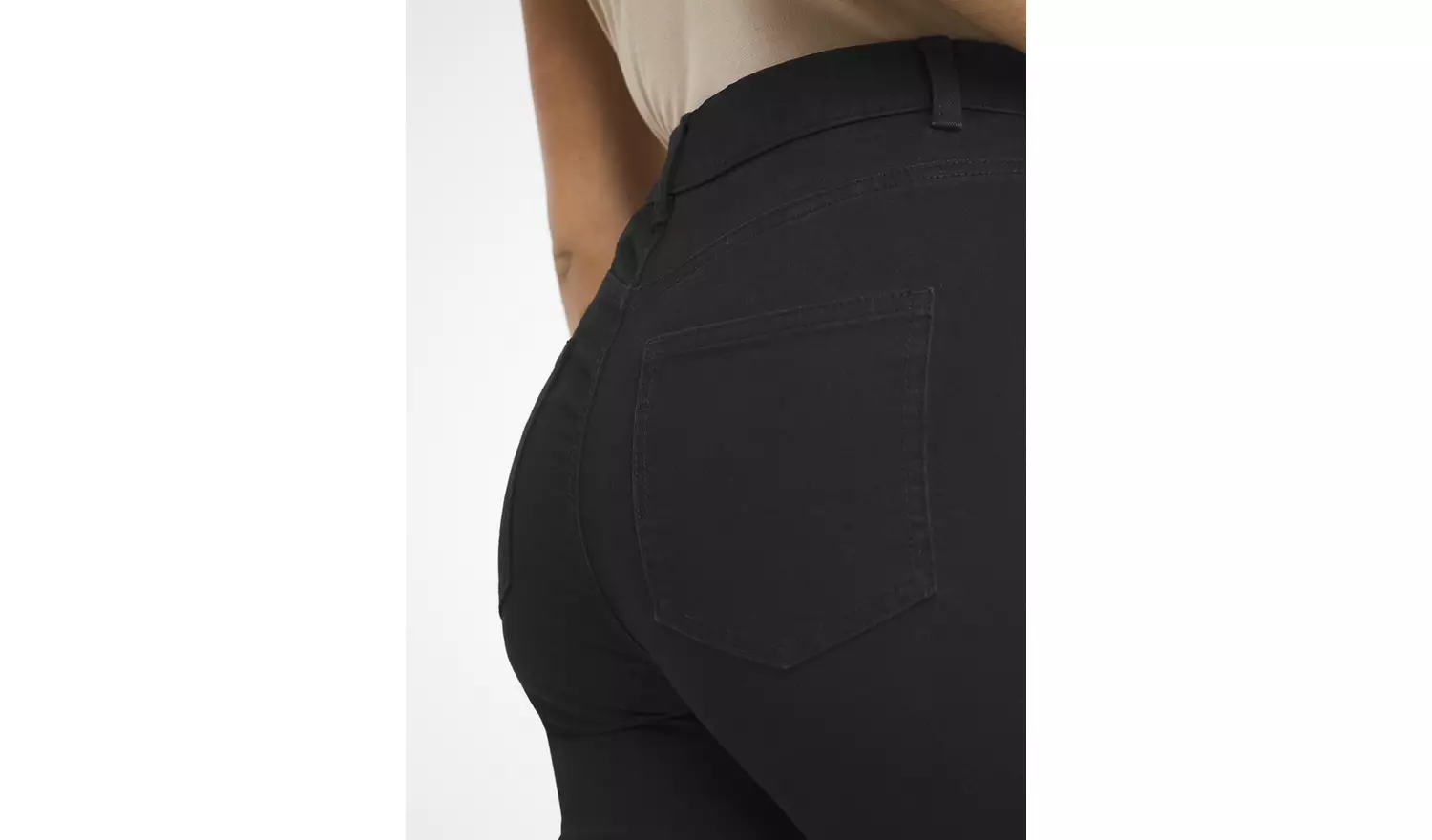 SIMPLY BE 24/7 Black Straight Leg Jean 24