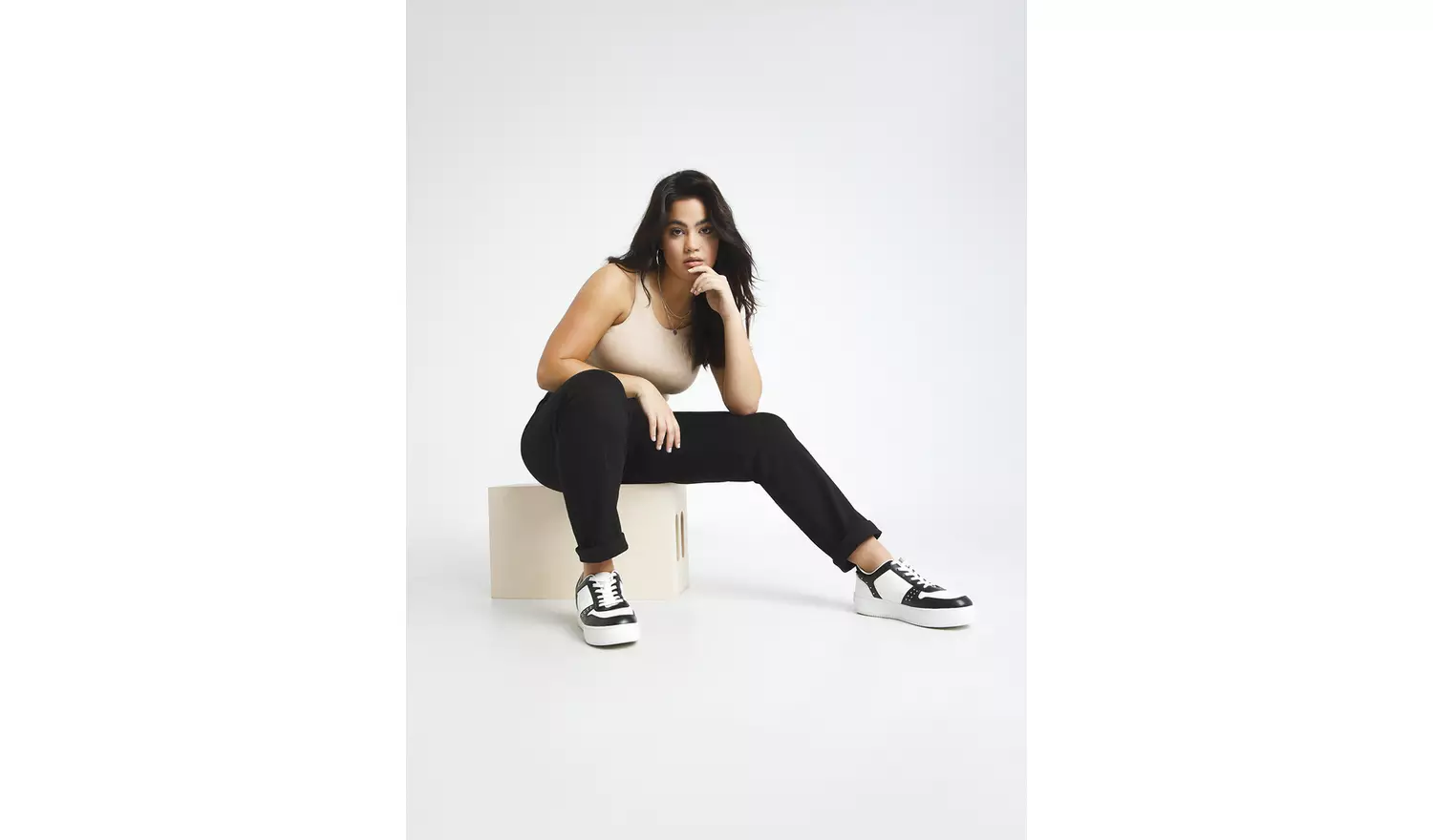 SIMPLY BE 24/7 Black Straight Leg Jean 24