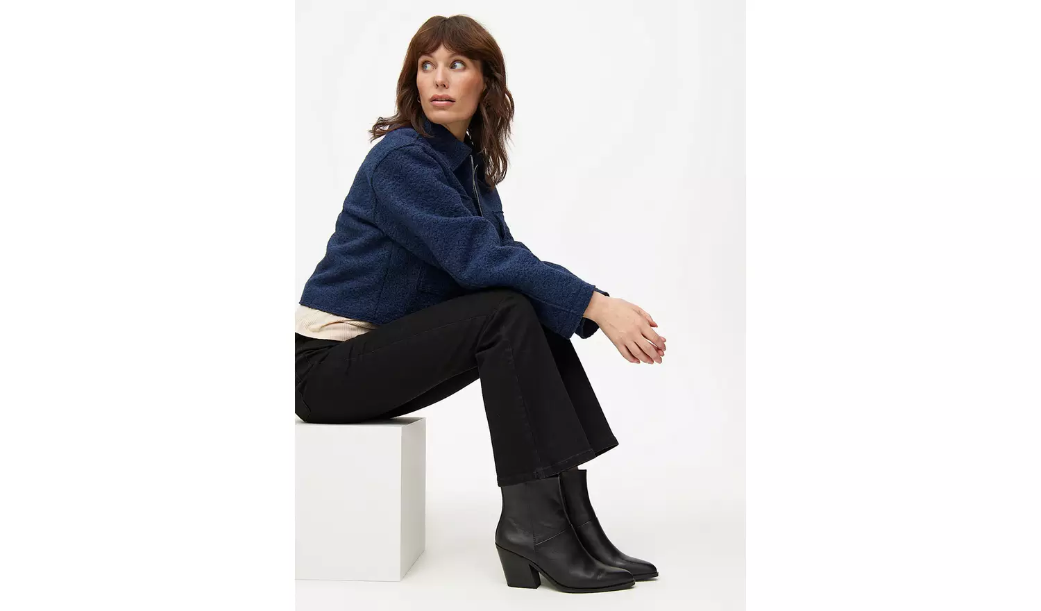 Black Flared Denim Jeans14R