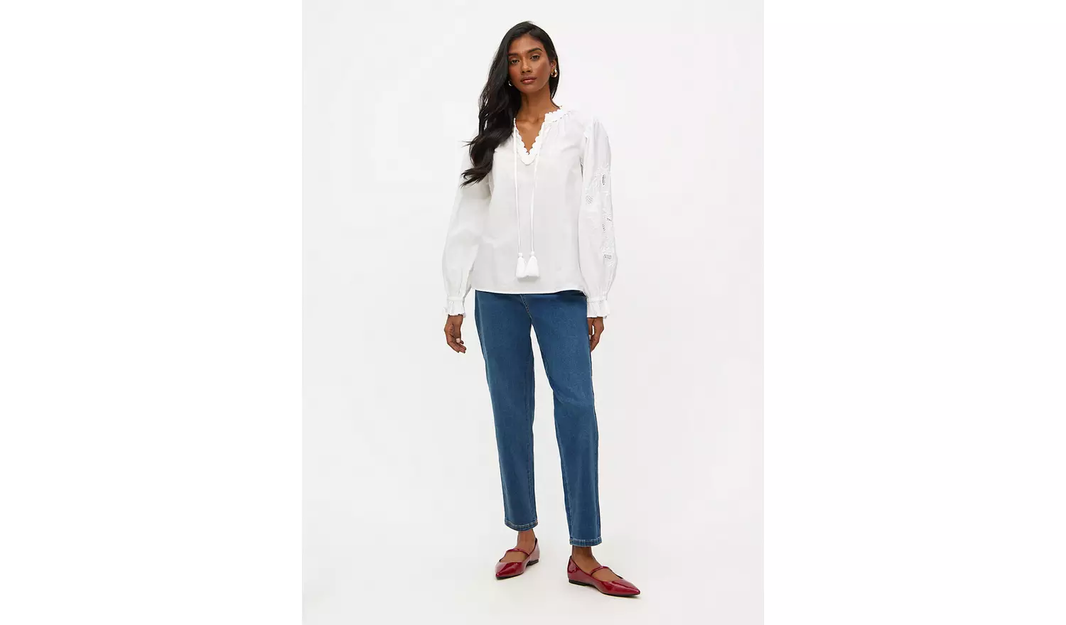 Mid Denim Straight Leg Jeans20S