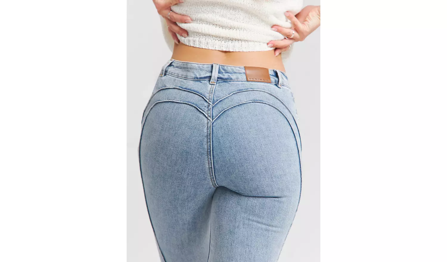 SIMPLY BE Seam Detail Flared Jean 26