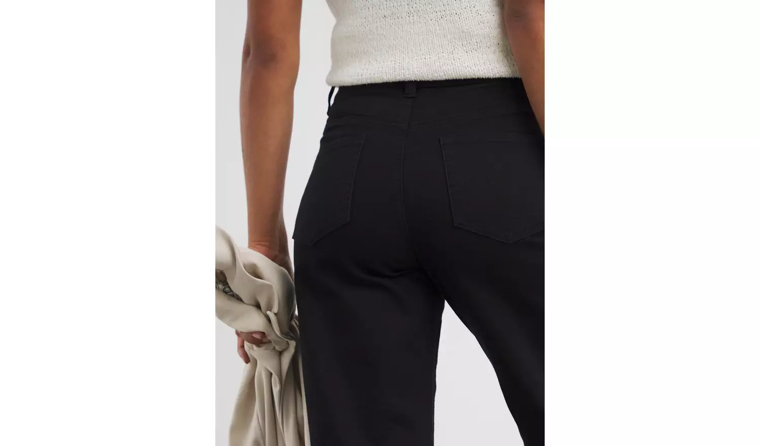 SIMPLY BE 24/7 Wide Jean Black 16