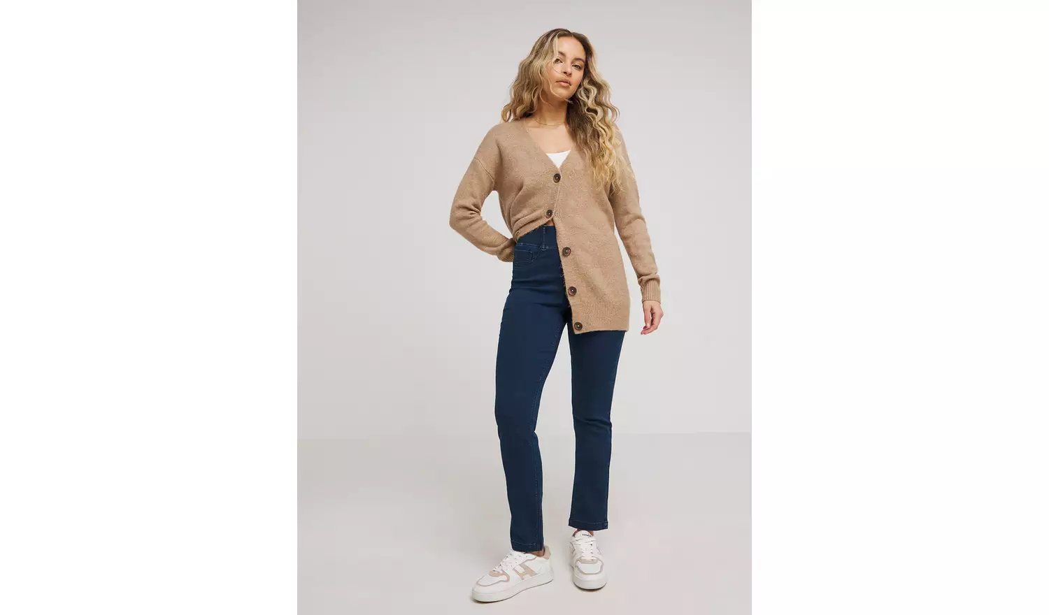 SIMPLY BE Slim Pull On Jegging Indigo 30