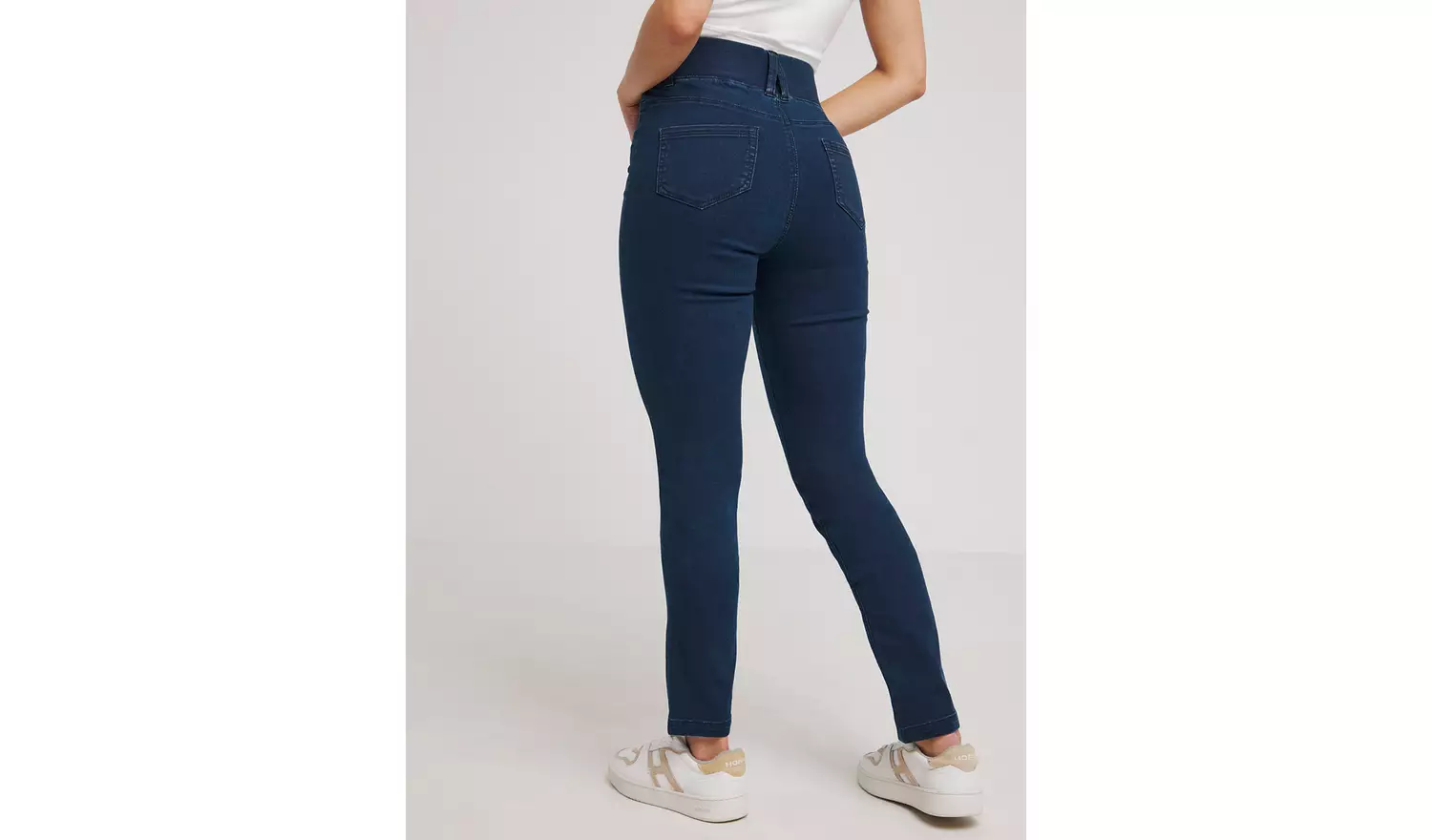 SIMPLY BE Slim Pull On Jegging Indigo 14