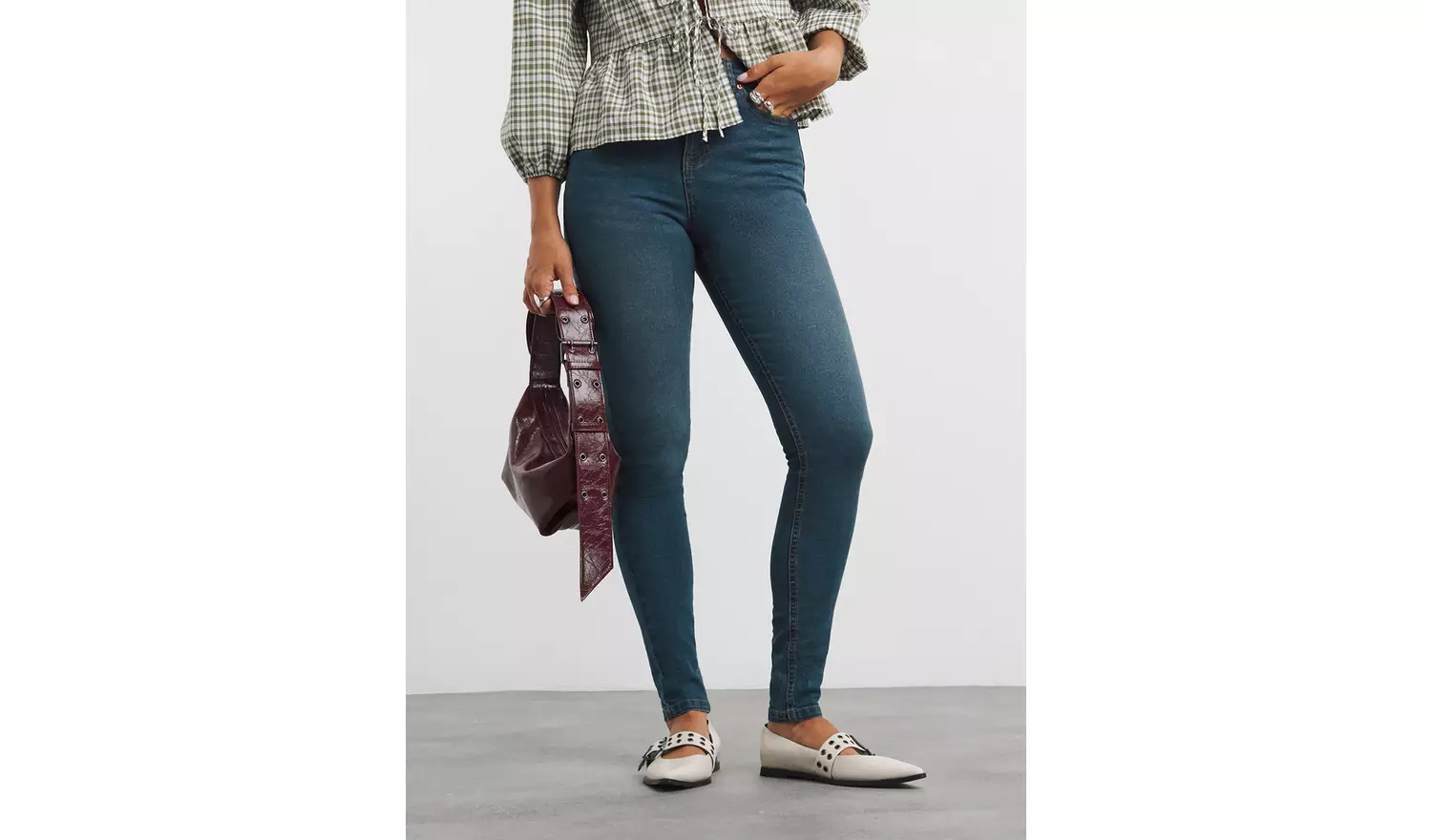 SIMPLY BE 24/7 Skinny Jean Dark Blue 30