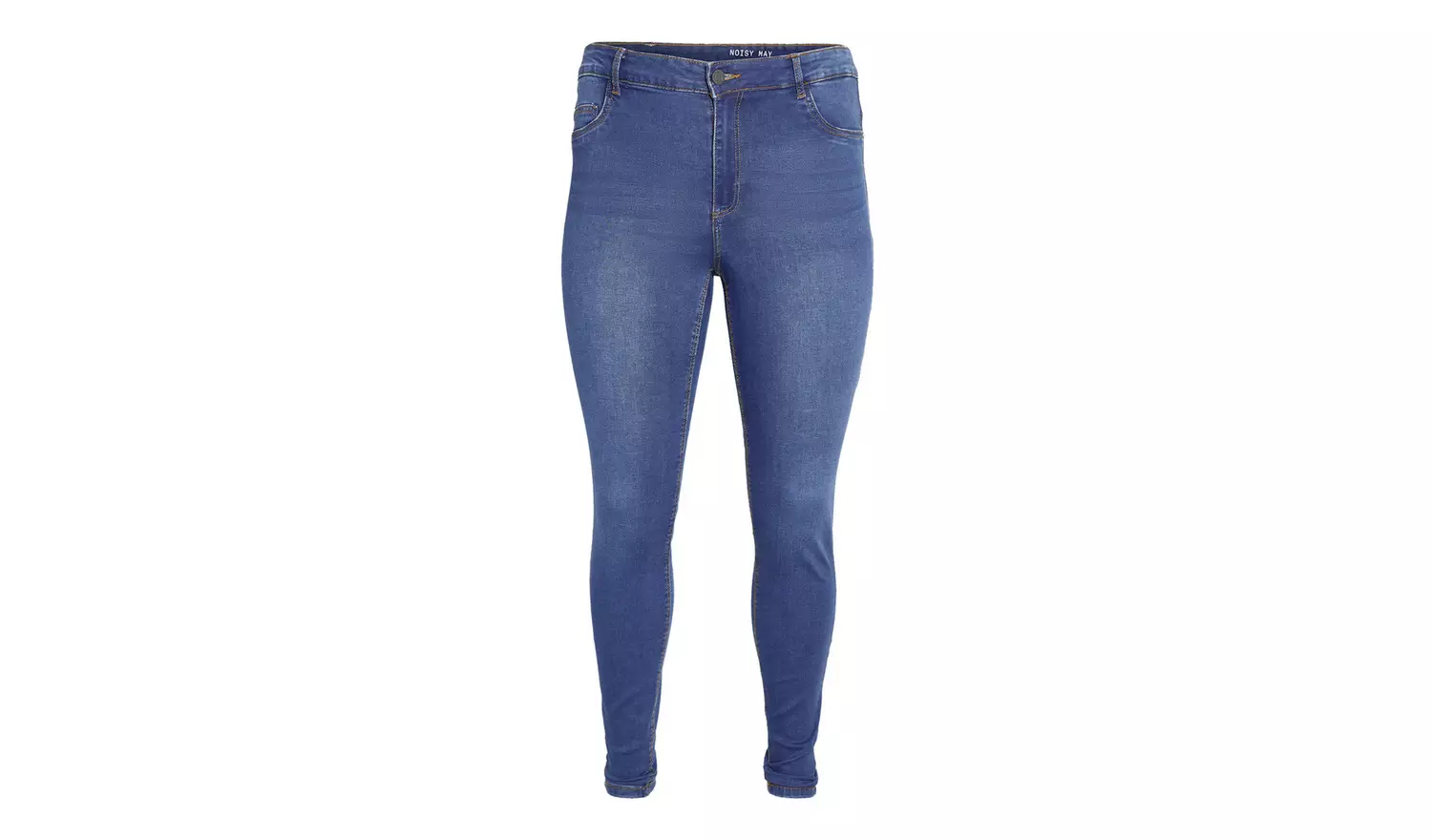 NOISY MAY Curve High Waisted Skinny Jeans Blue 20S