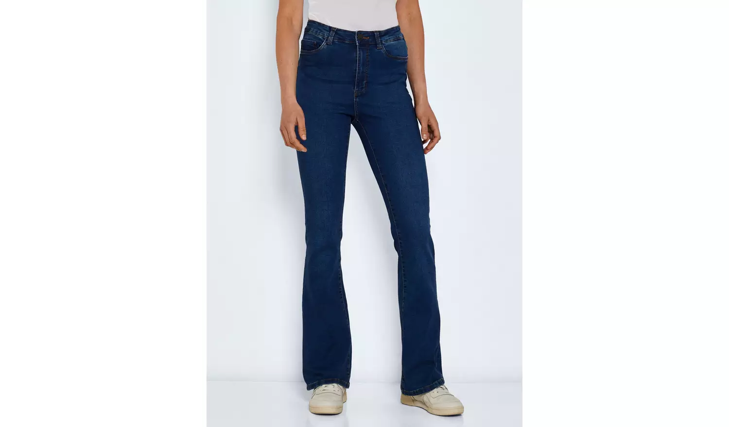 NOISY MAY High Waisted Flared Jeans Blue 30R