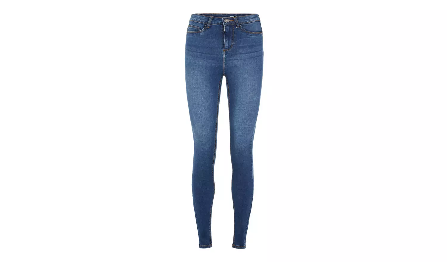 NOISY MAY High Waisted Skinny Jeans Blue 34S
