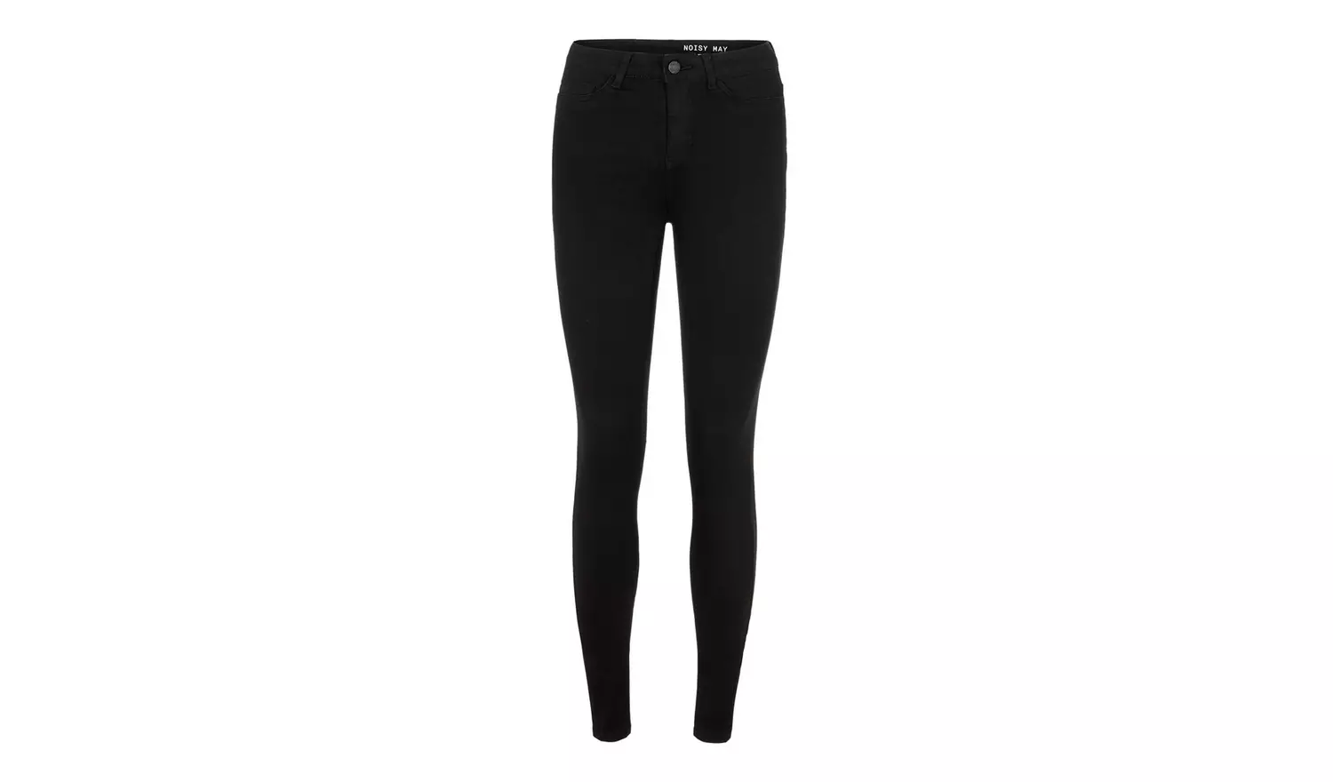 NOISY MAY High Waisted Skinny Jeans Black 30R