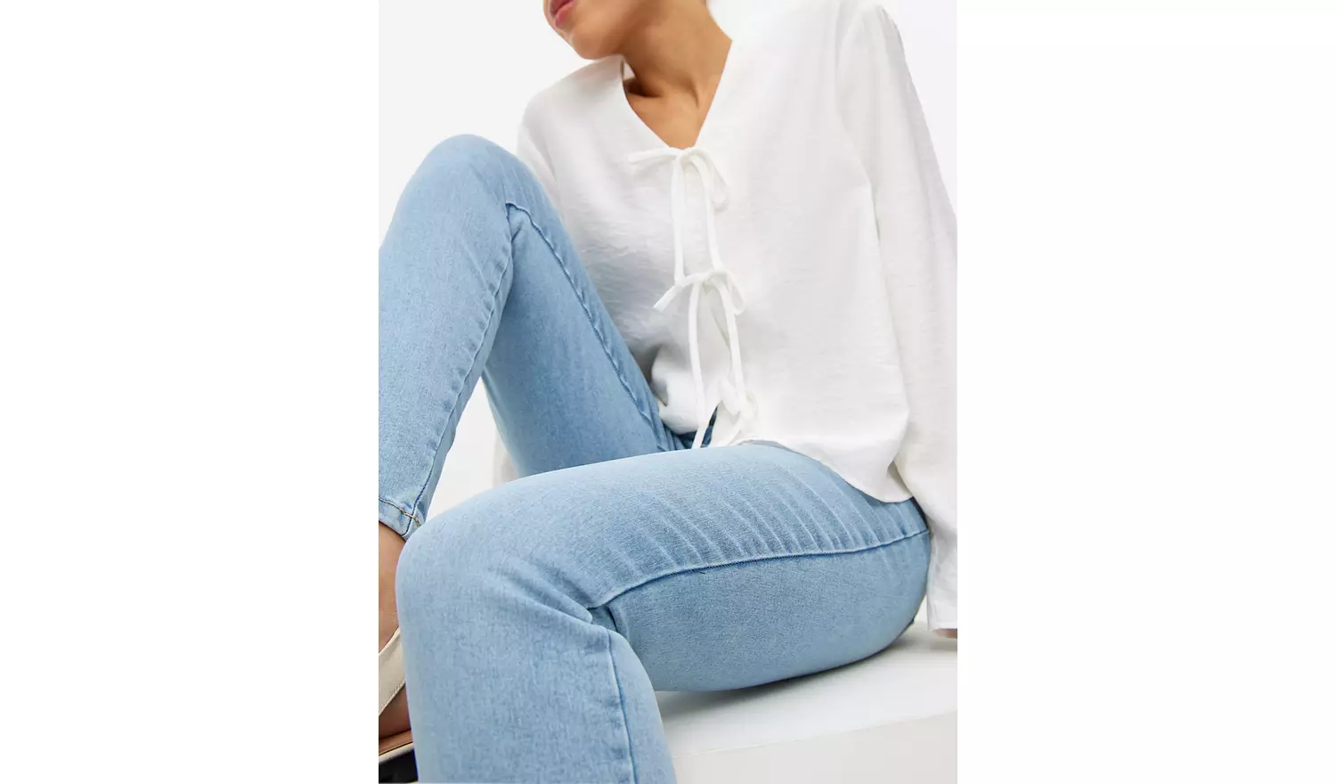 Light Rinse Denim Sculpt Skinny Jeans 20R