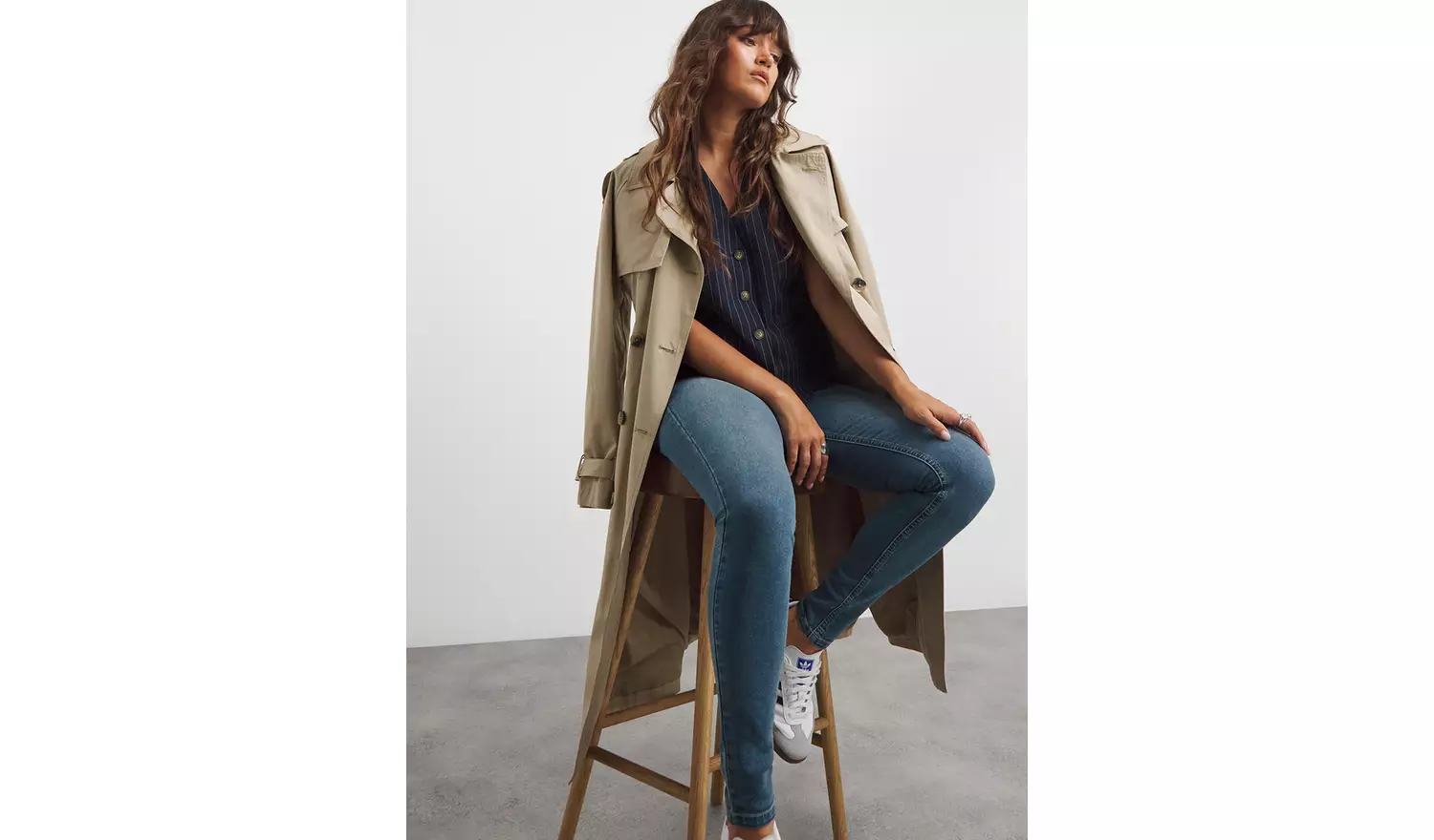 SIMPLY BE 24/7 Skinny Jean Mid Blue 14