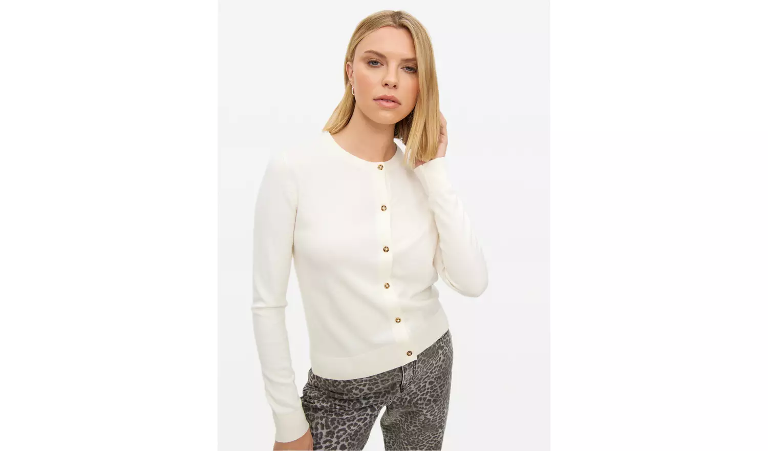 Cream Soft Touch Core Cardigan 20