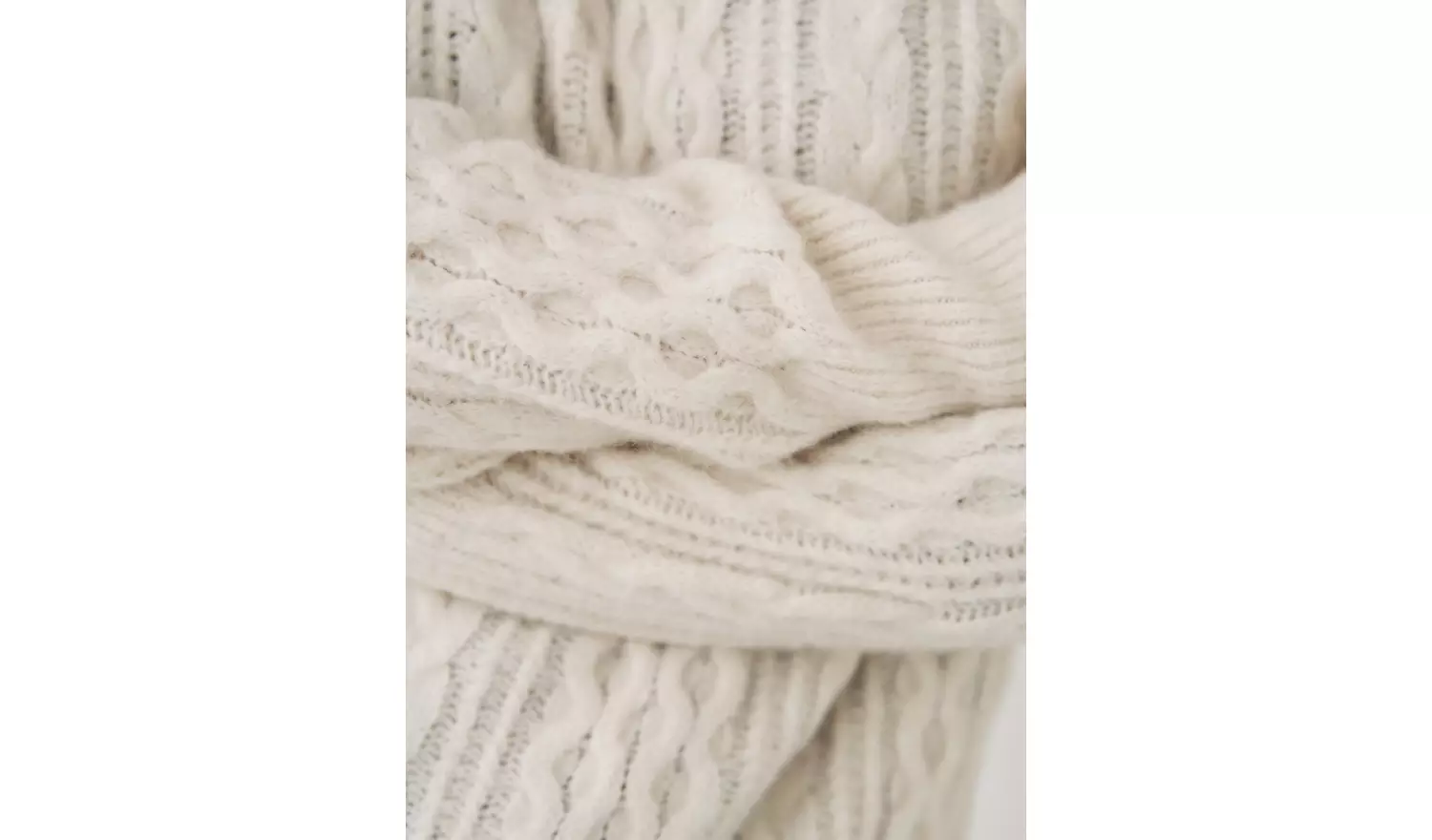 FATFACE Cream Heather Half Neck Jumper - 24