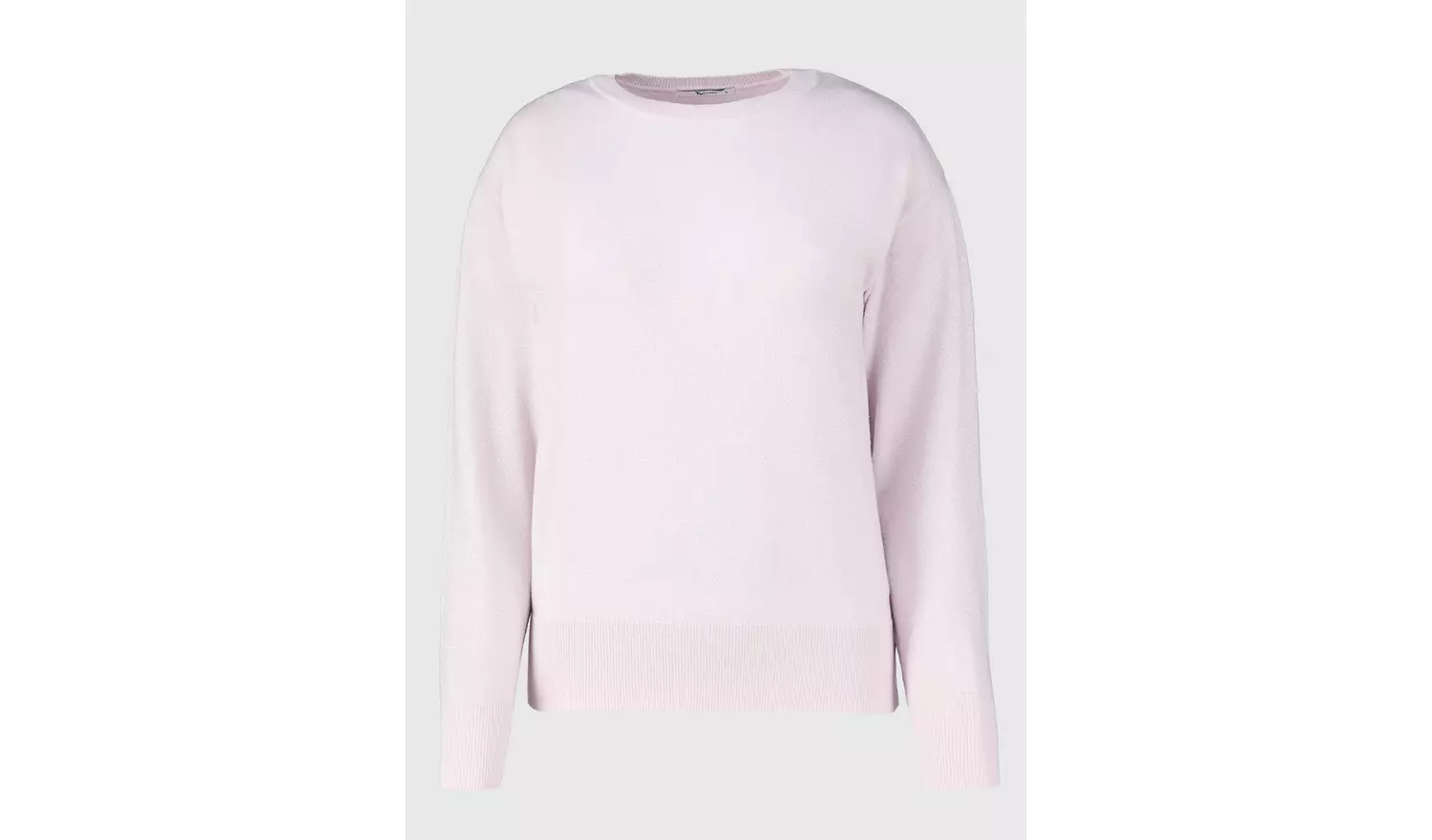 Pink Sparkle Crew Neck Jumper - S