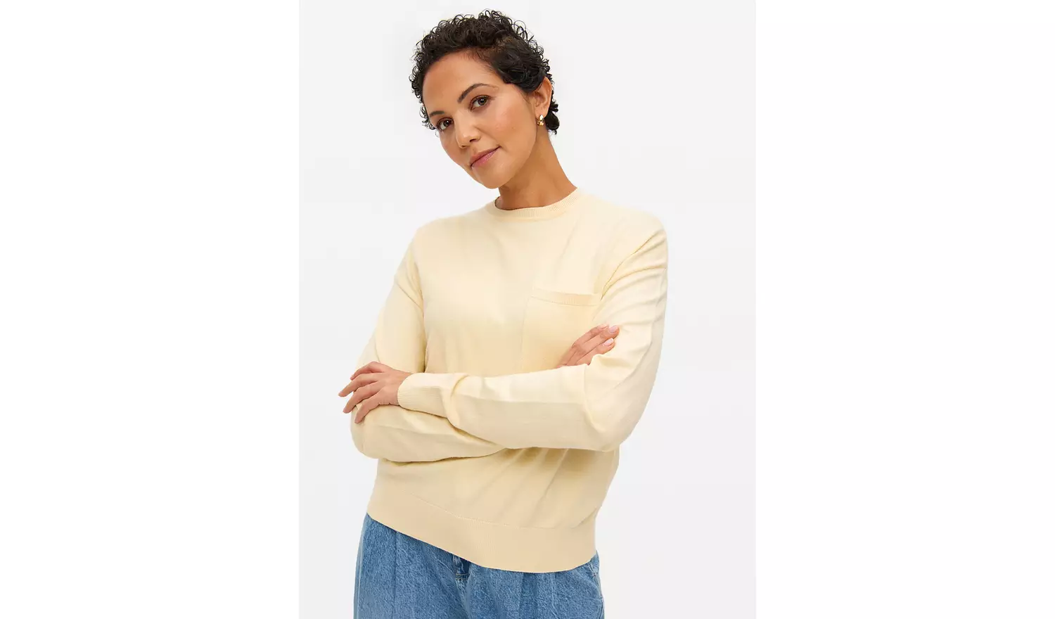 Light Yellow Soft Touch Pocket Jumper12