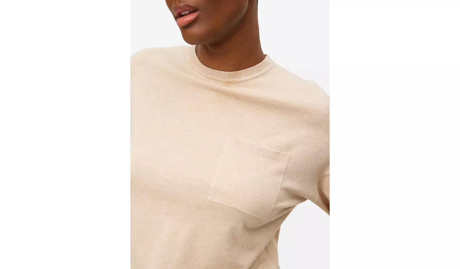 Oatmeal Soft-Touch Pocket Jumper 24