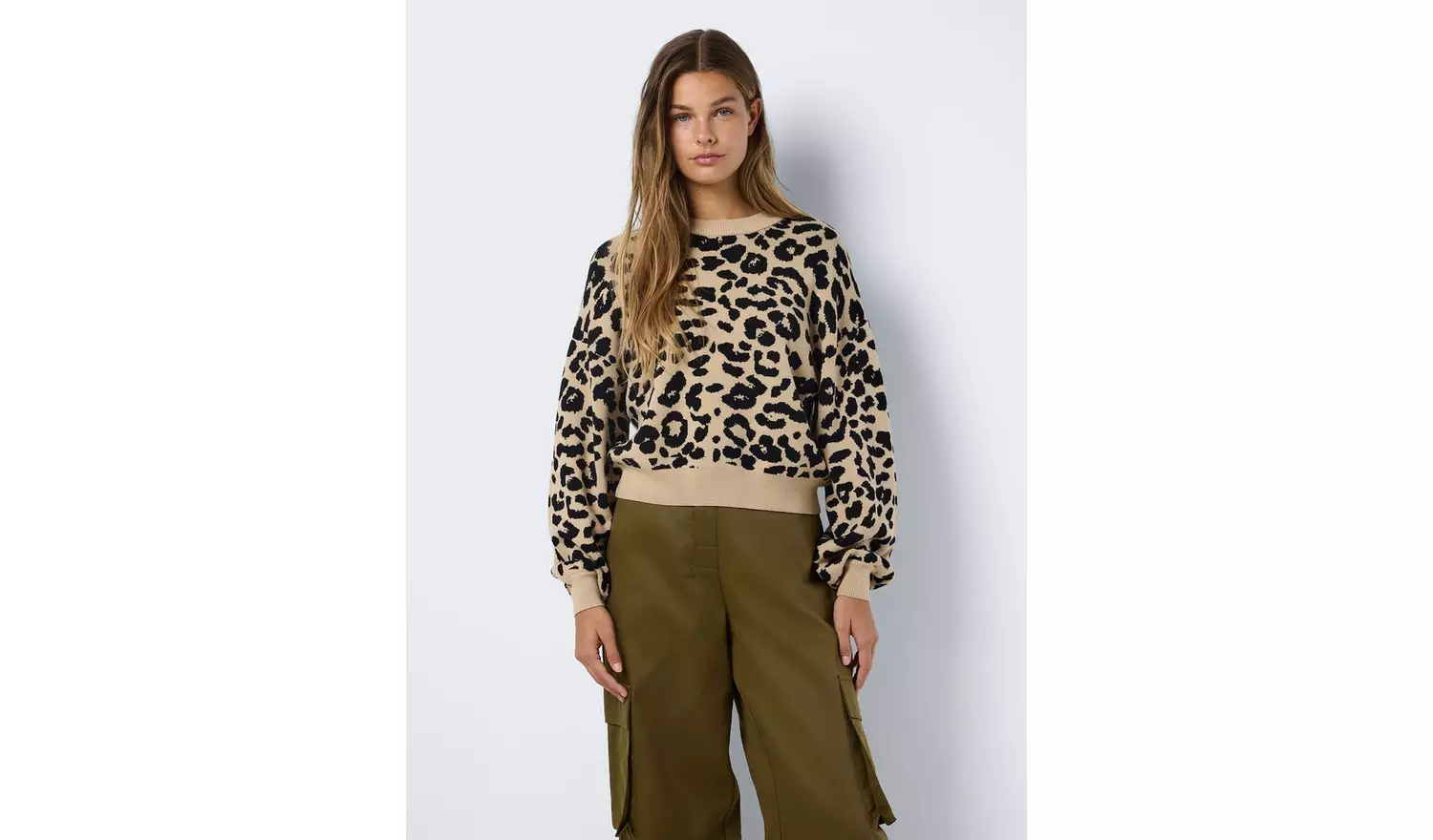 NOISY MAY O-Neck Printed Knit M