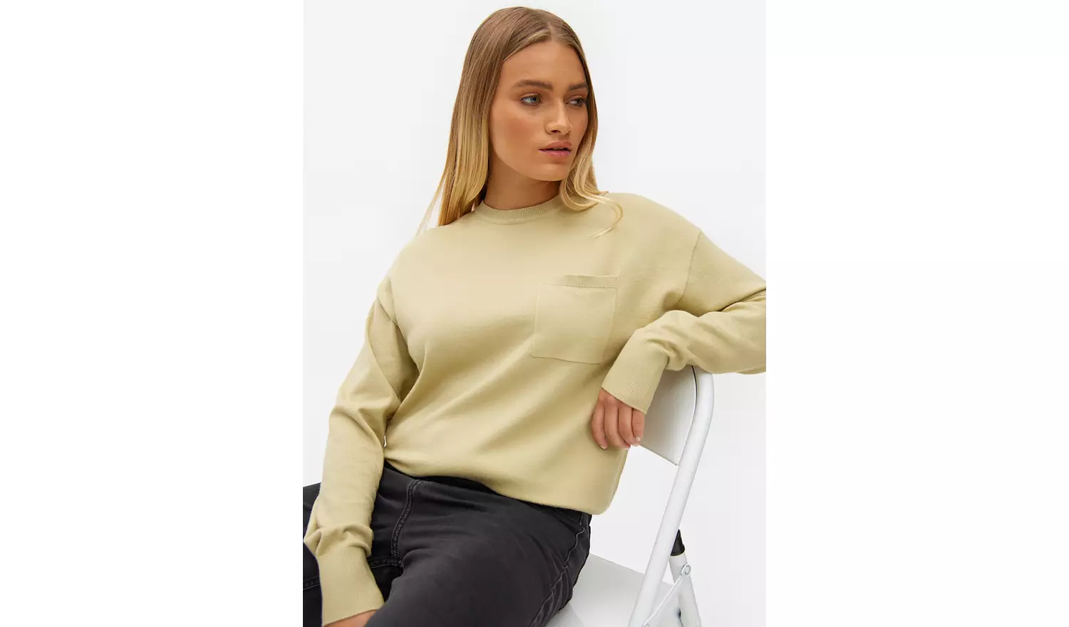 Light Khaki Soft Touch Core Jumper 10