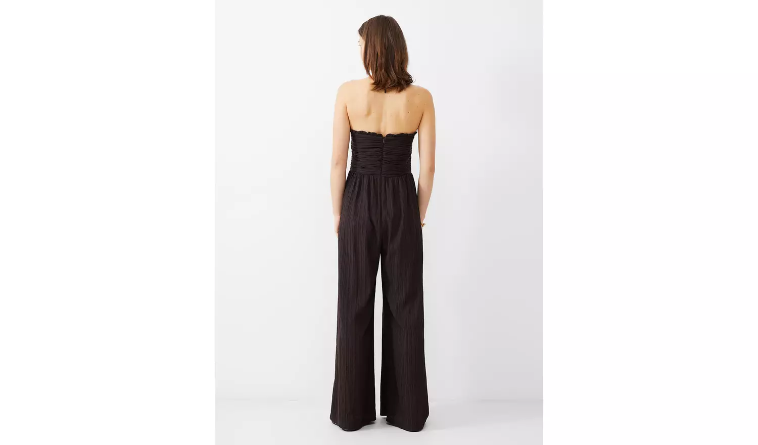 FRENCH CONNECTION Bonny Pleated Strappy Jumpsuit 10