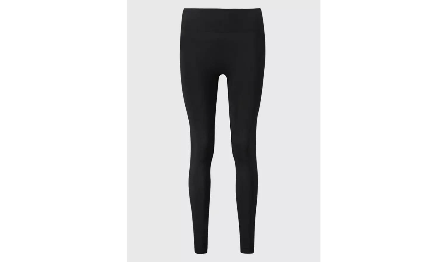 Active Black Seamless Leggings - L