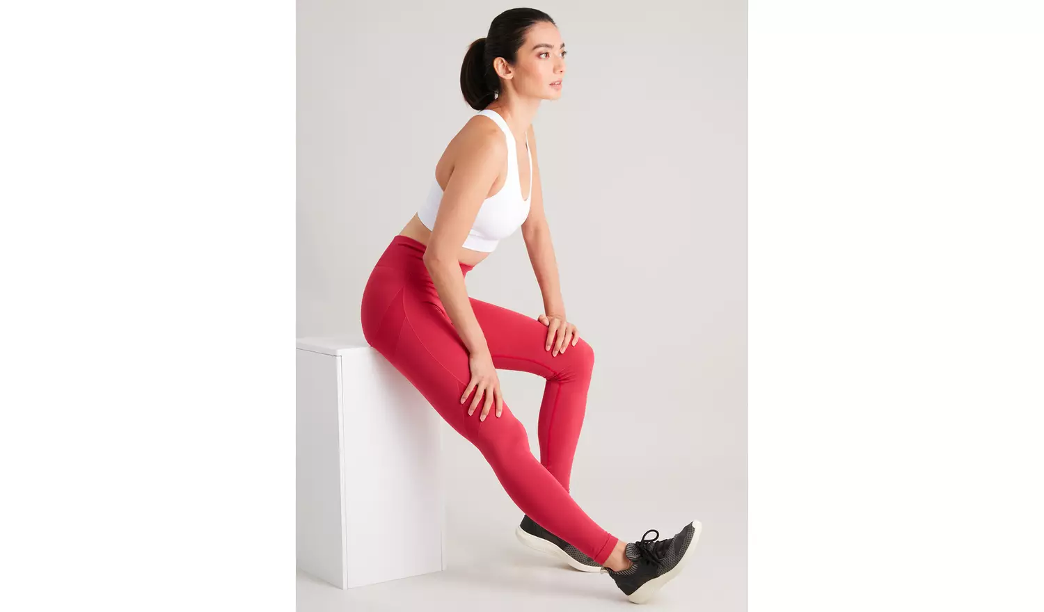 Active Pink Seamless Leggings - XL