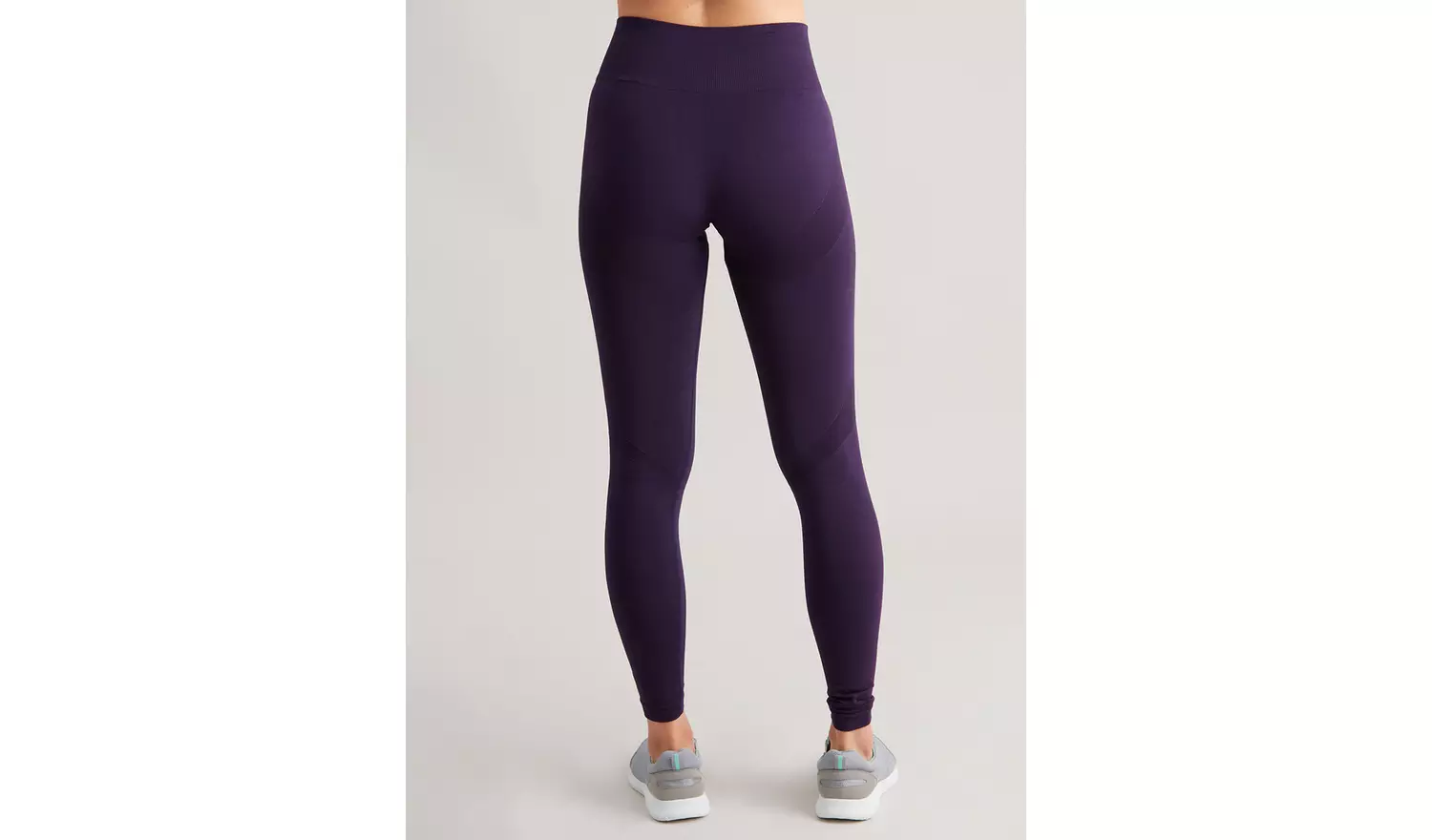 Active Purple Seamless Leggings - M
